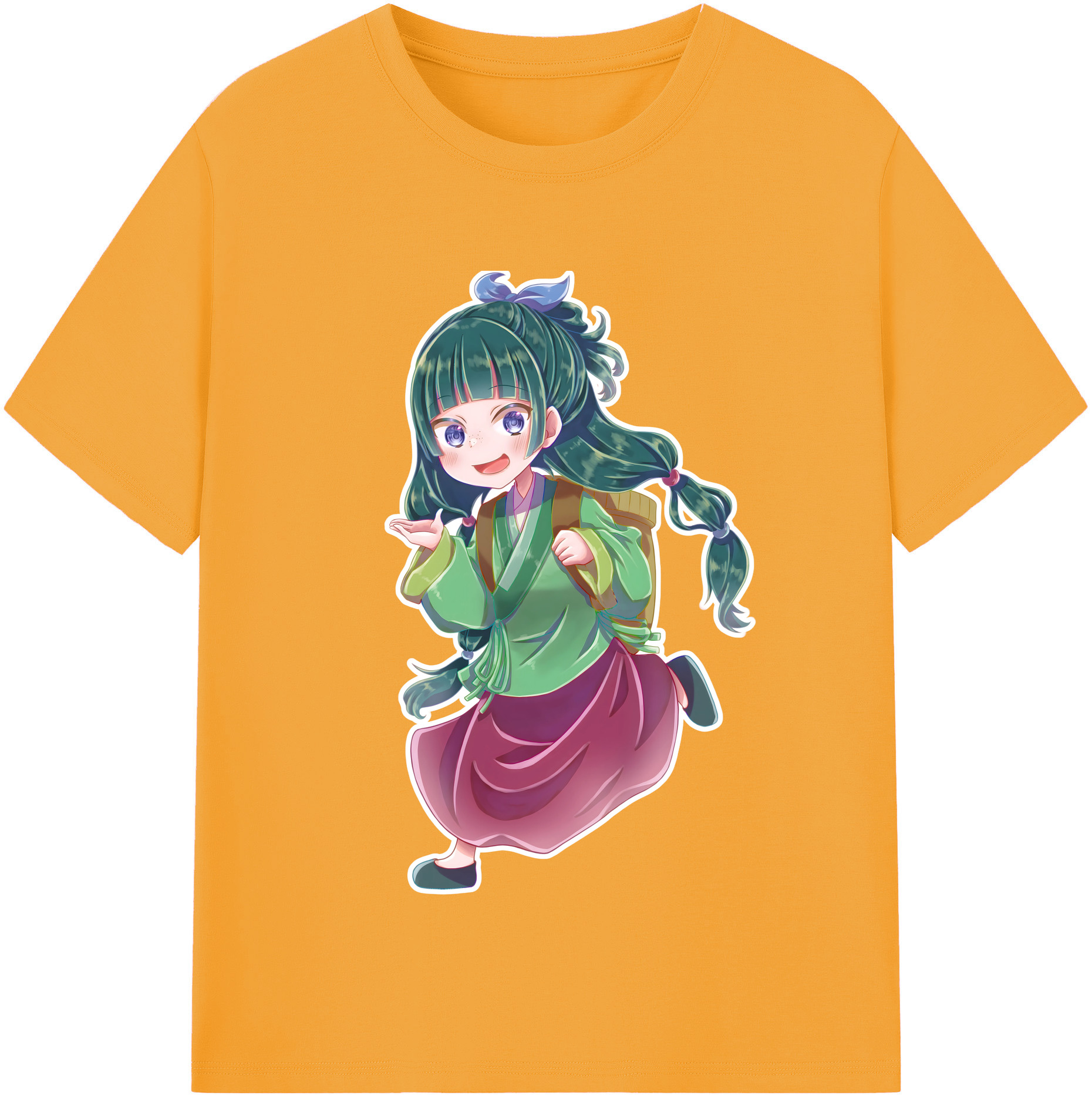 （画像用） 薬屋のひとりごと The Apothecary Diaries 綿100％半袖Tシャツ（フロントプリント）