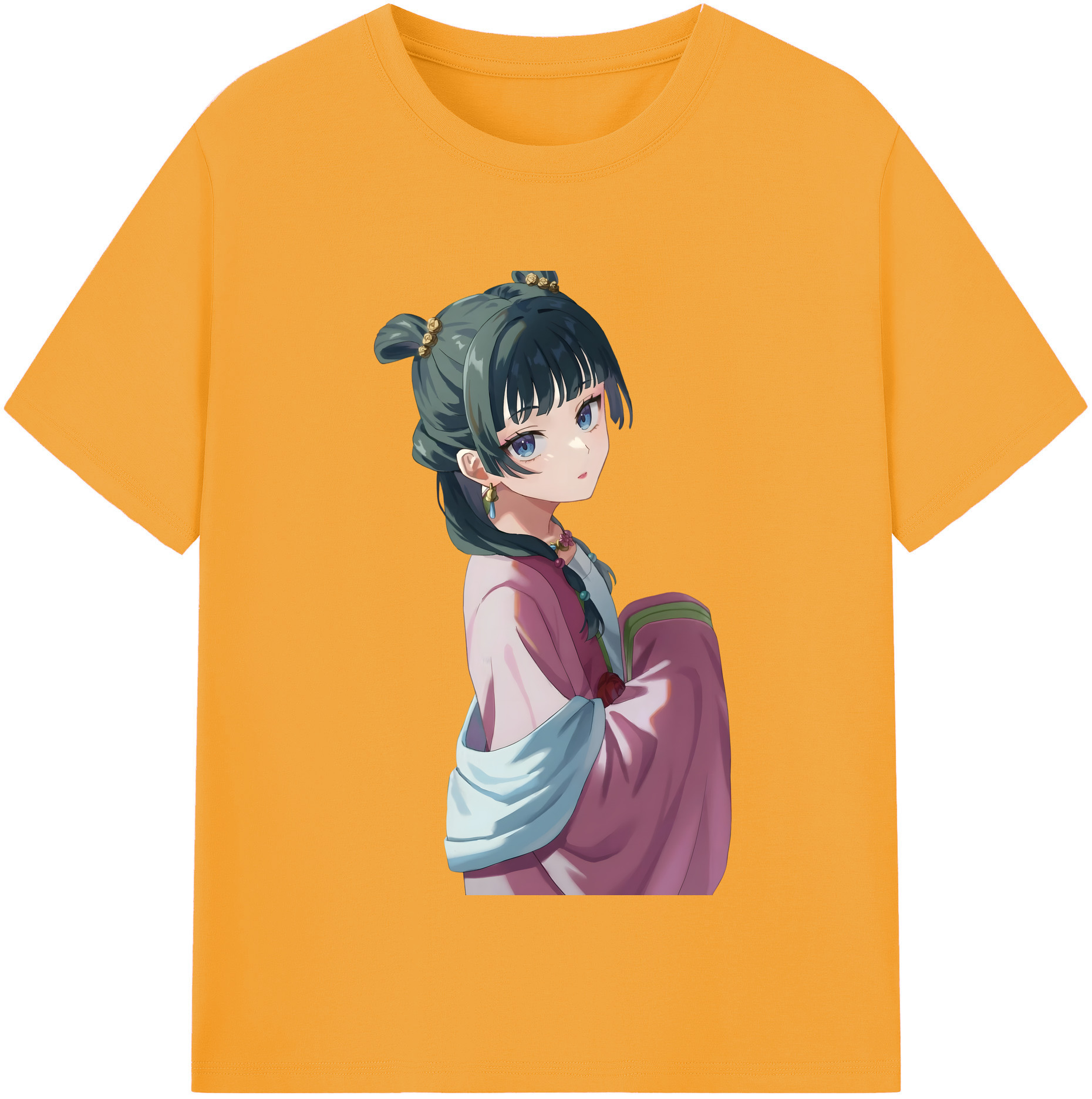 （画像用） 薬屋のひとりごと The Apothecary Diaries 綿100％半袖Tシャツ（フロントプリント）