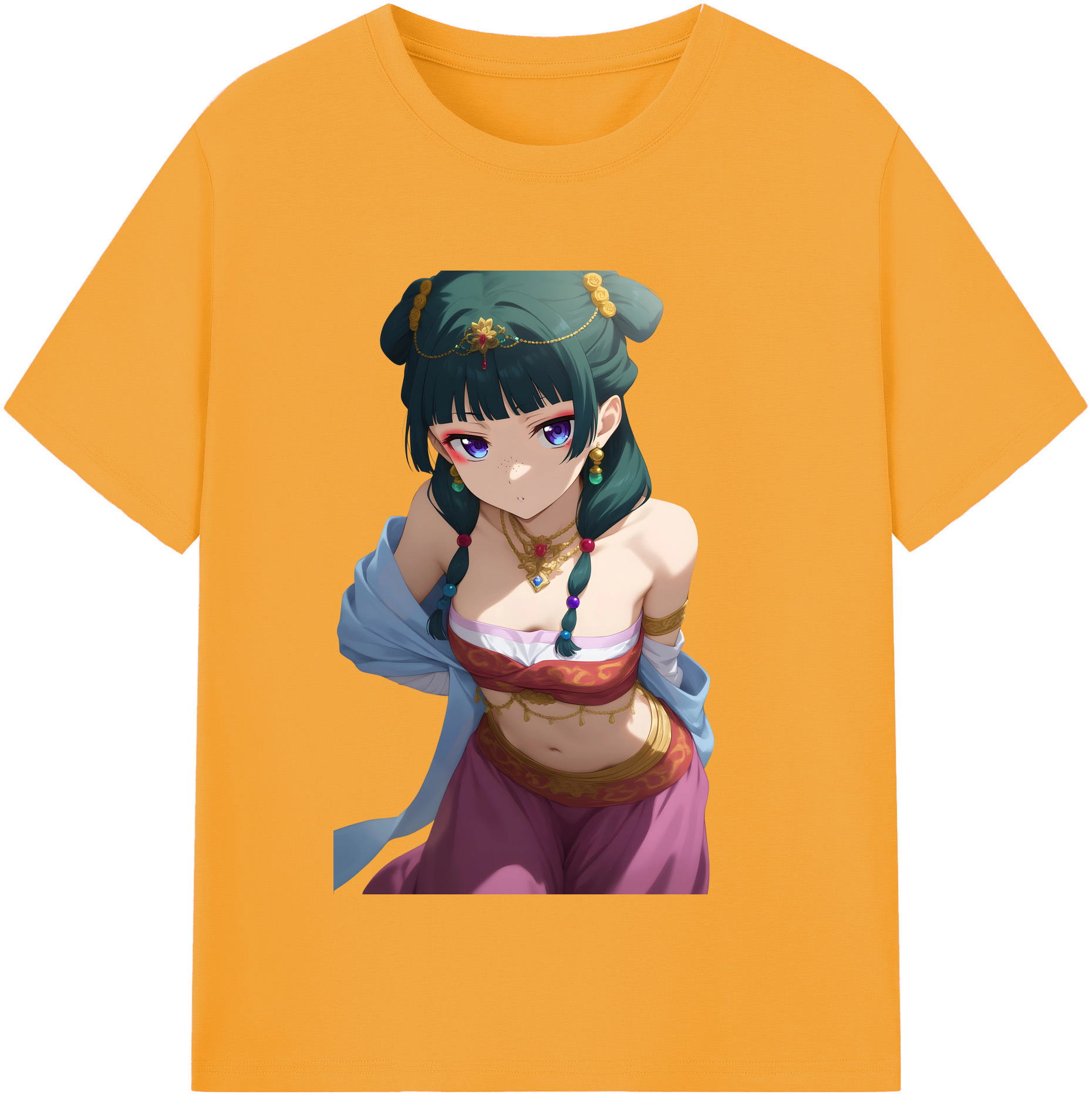 （画像用） 薬屋のひとりごと The Apothecary Diaries 綿100％半袖Tシャツ（フロントプリント）
