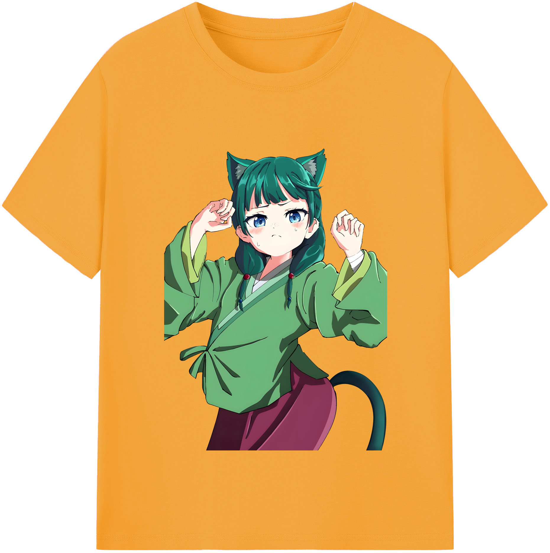 （画像用） 薬屋のひとりごと The Apothecary Diaries 綿100％半袖Tシャツ（フロントプリント）