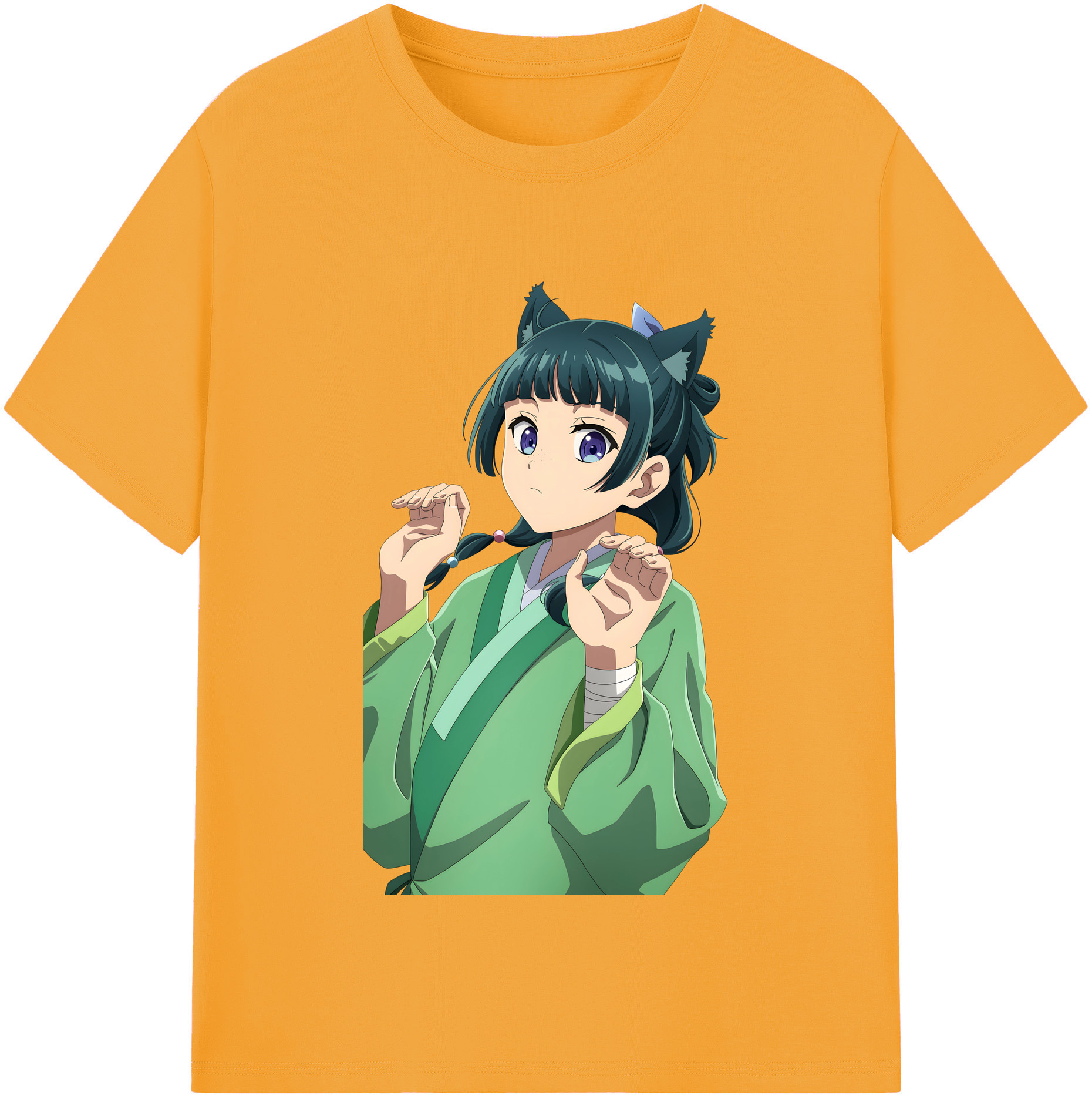 （画像用） 薬屋のひとりごと The Apothecary Diaries 綿100％半袖Tシャツ（フロントプリント）