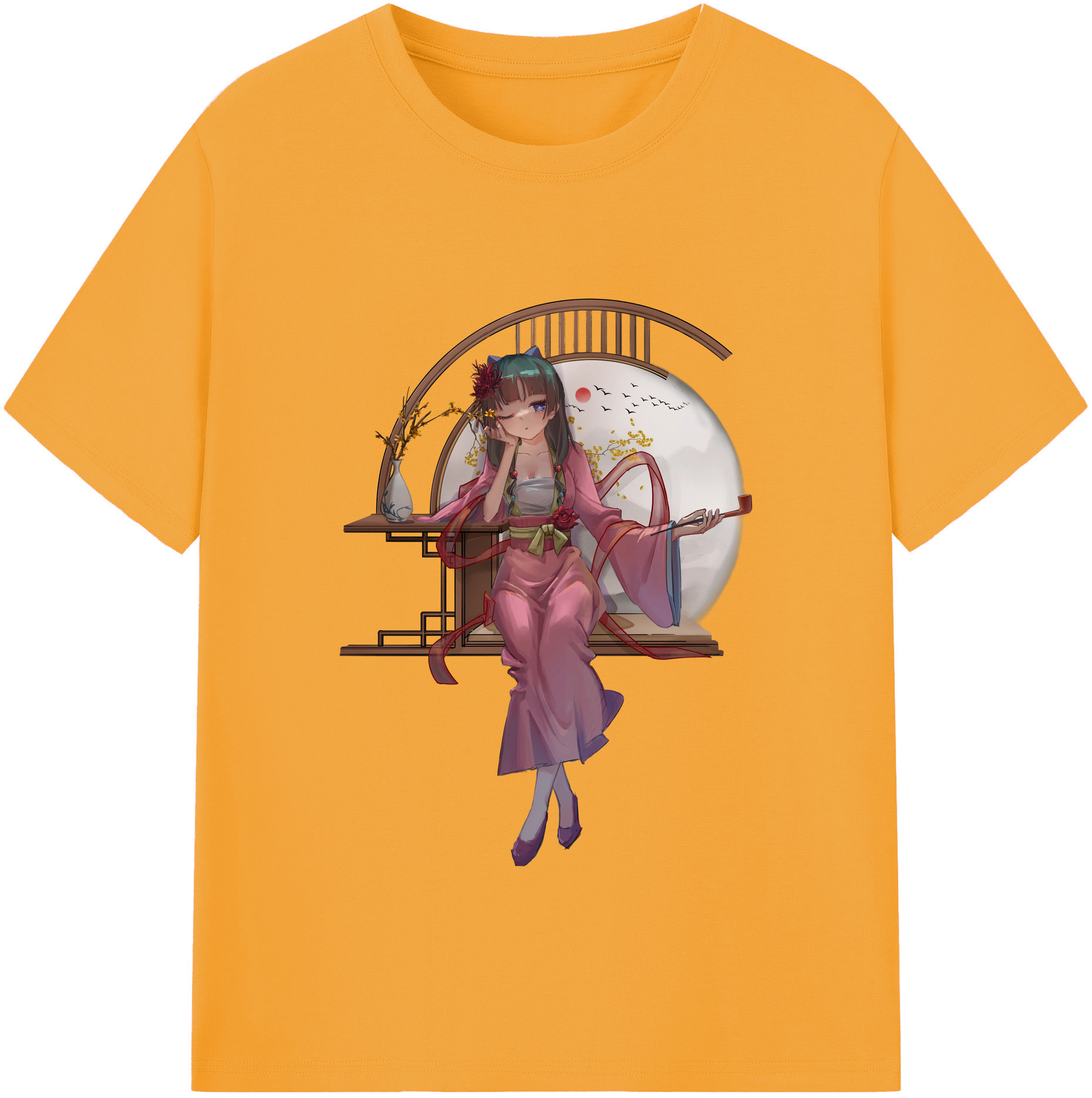 （画像用） 薬屋のひとりごと The Apothecary Diaries 綿100％半袖Tシャツ（フロントプリント）
