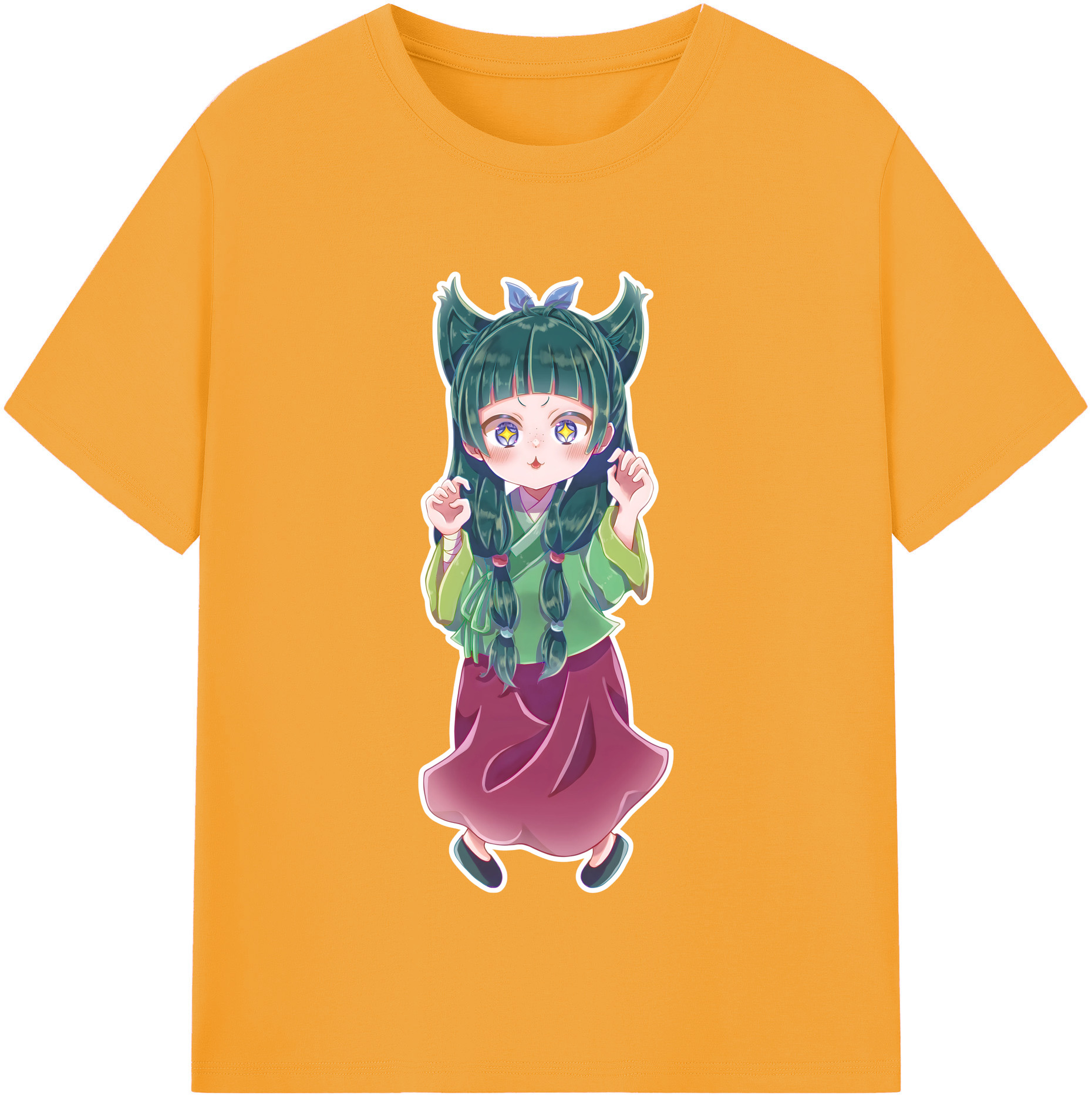 （画像用） 薬屋のひとりごと The Apothecary Diaries 綿100％半袖Tシャツ（フロントプリント）