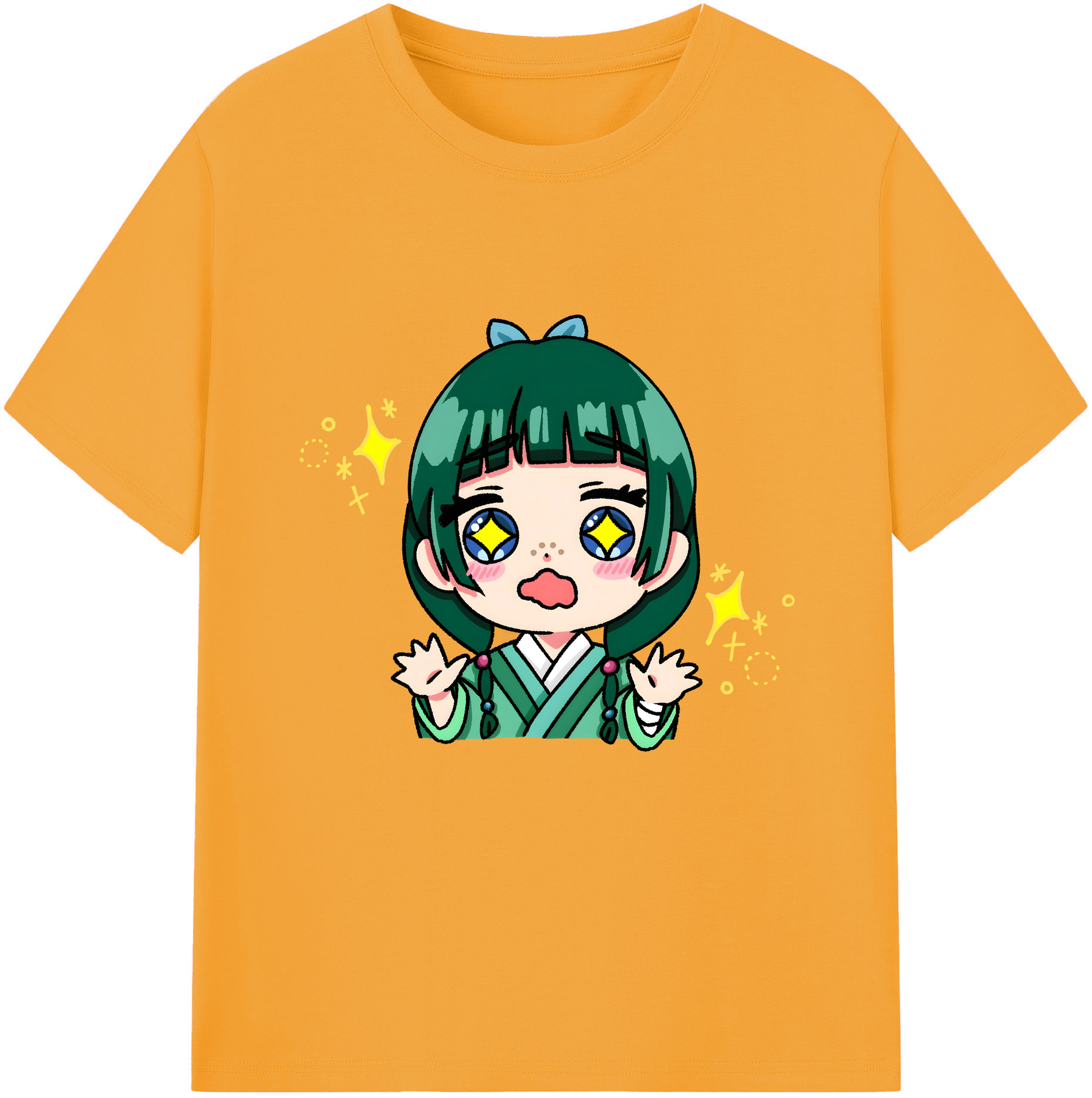 （画像用） 薬屋のひとりごと The Apothecary Diaries 綿100％半袖Tシャツ（フロントプリント）
