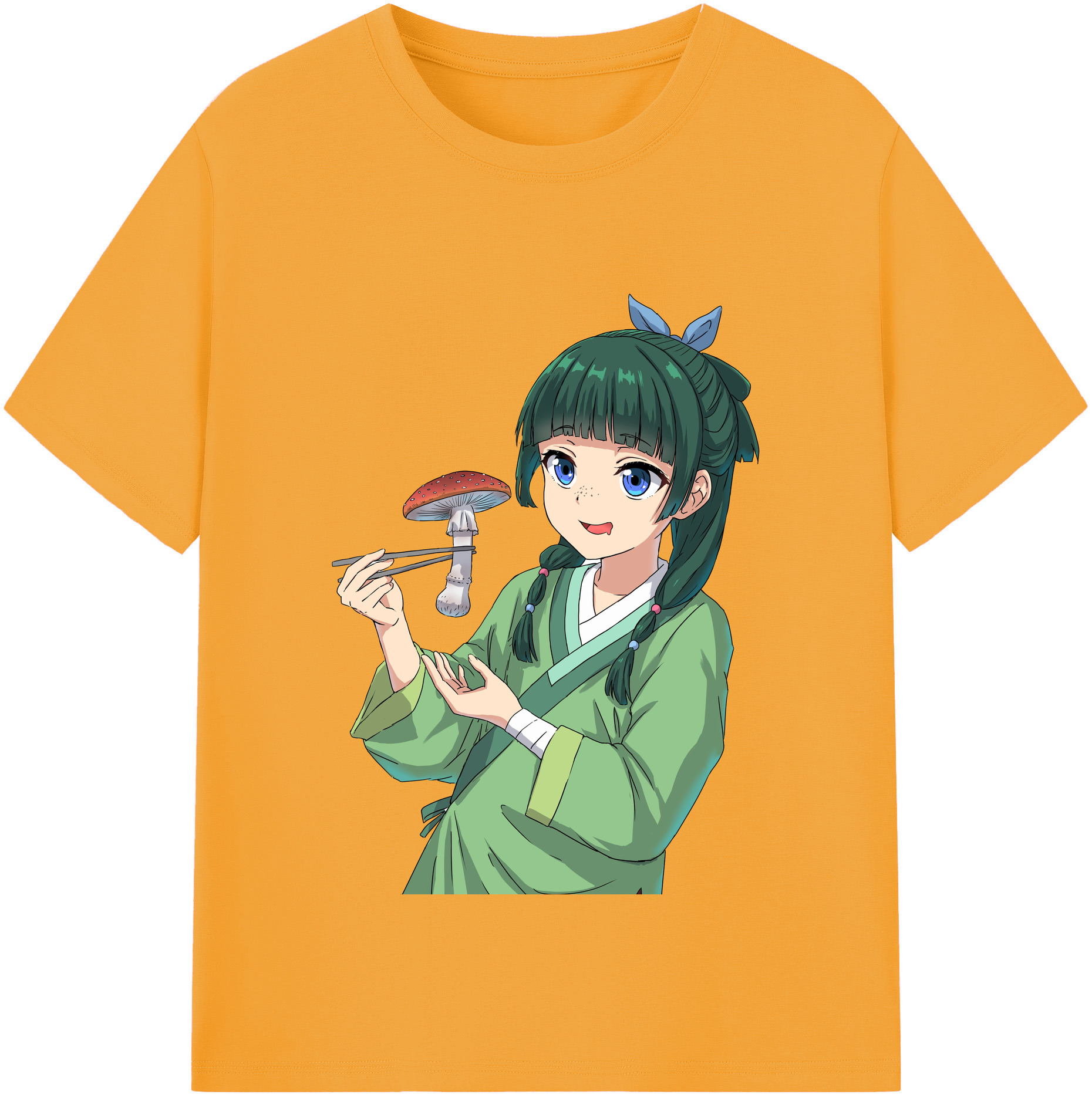 （画像用） 薬屋のひとりごと The Apothecary Diaries 綿100％半袖Tシャツ（フロントプリント）