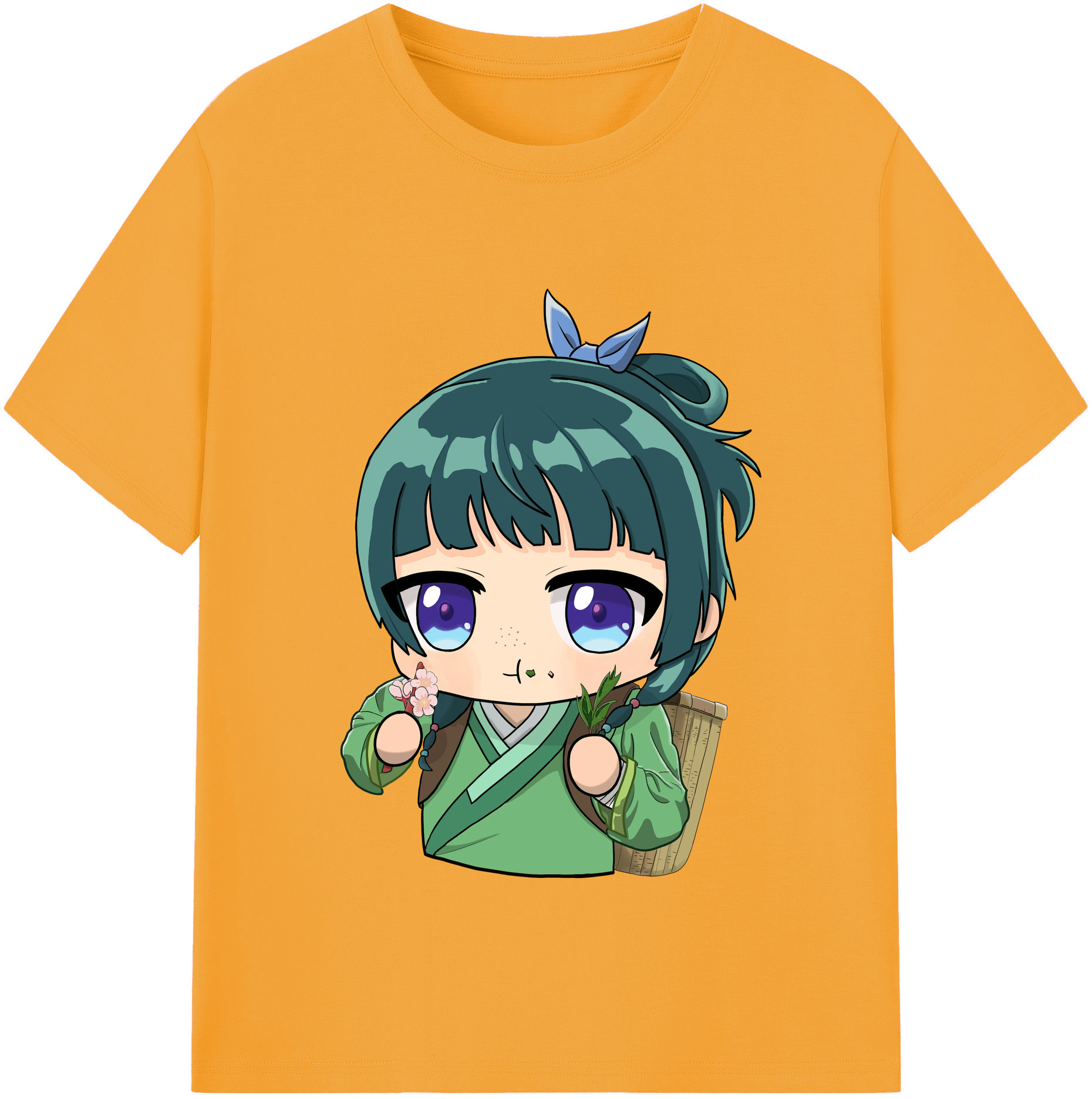 （画像用） 薬屋のひとりごと The Apothecary Diaries 綿100％半袖Tシャツ（フロントプリント）
