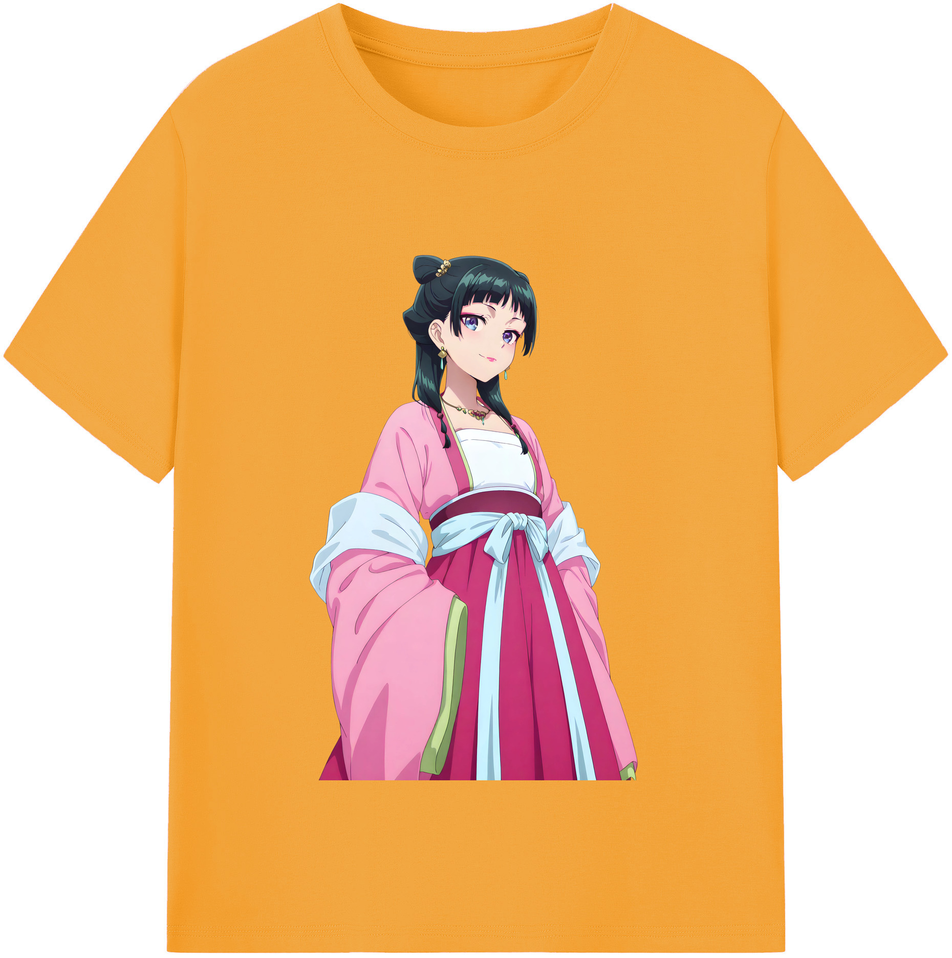（画像用） 薬屋のひとりごと The Apothecary Diaries 綿100％半袖Tシャツ（フロントプリント）