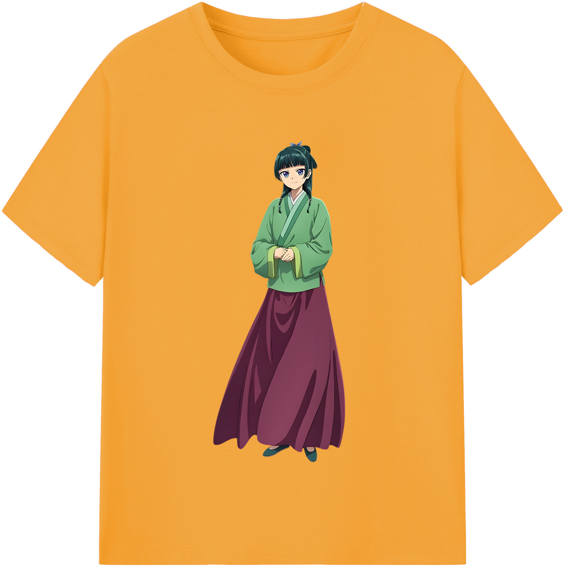 （画像用） 薬屋のひとりごと The Apothecary Diaries 綿100％半袖Tシャツ（フロントプリント）