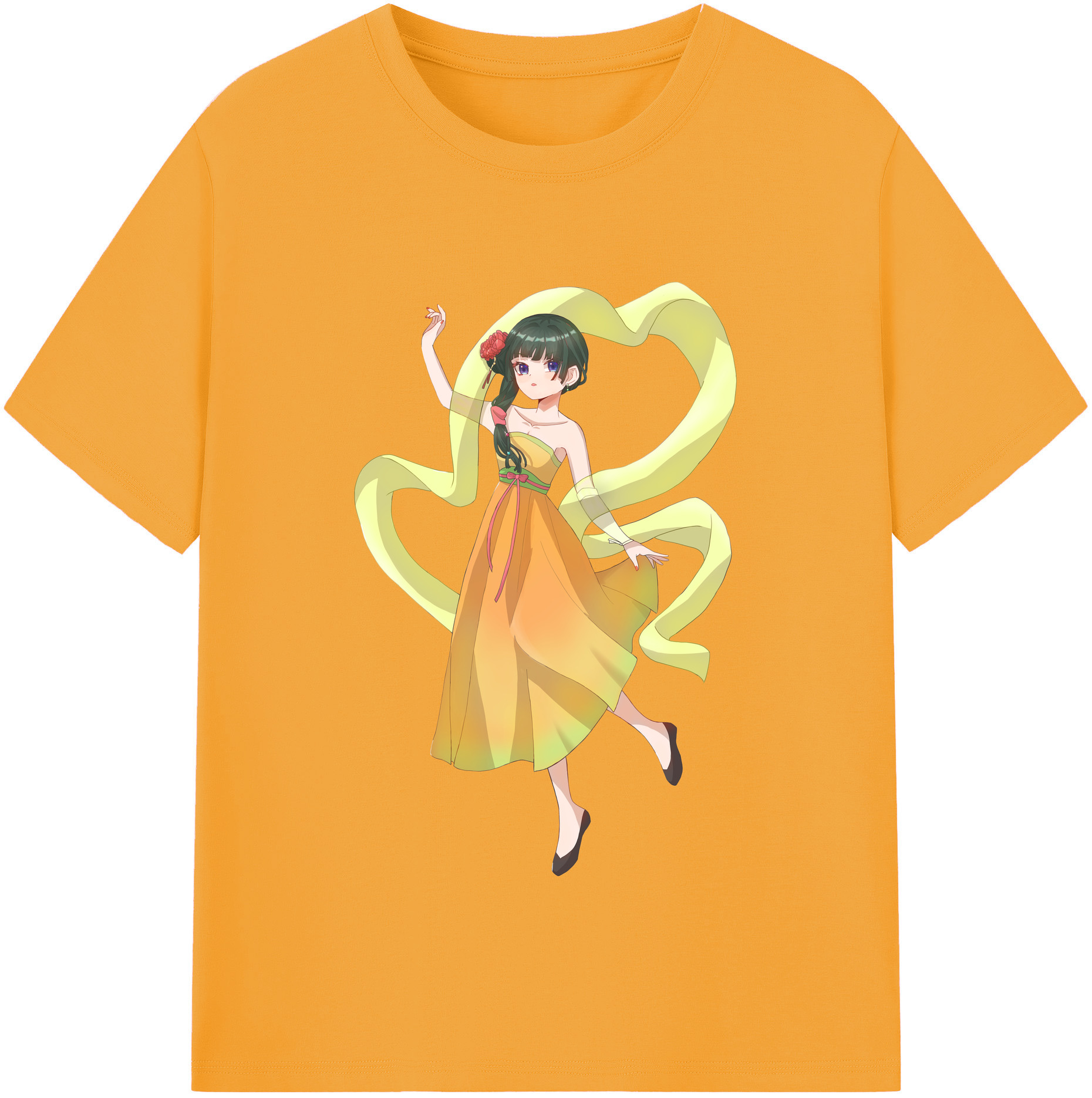 （画像用） 薬屋のひとりごと The Apothecary Diaries 綿100％半袖Tシャツ（フロントプリント）