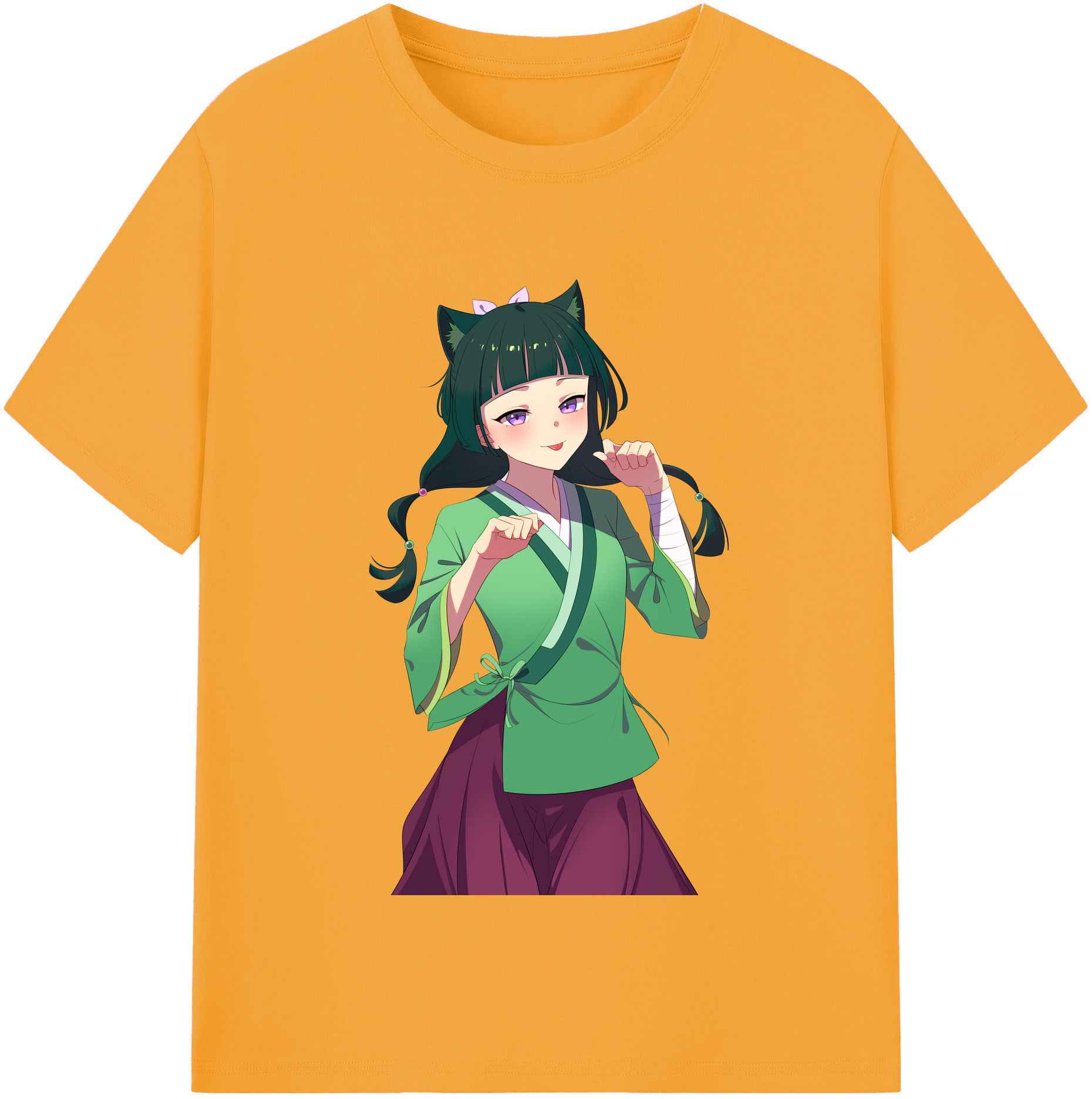 （画像用） 薬屋のひとりごと The Apothecary Diaries 綿100％半袖Tシャツ（フロントプリント）