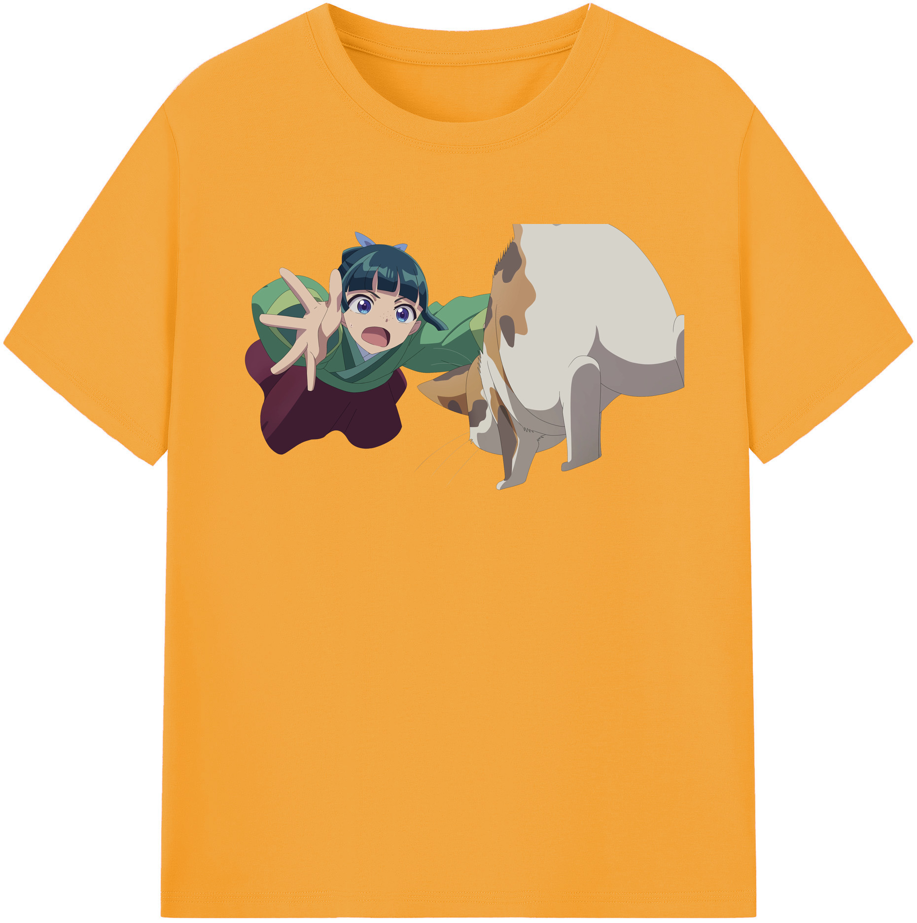 （画像用） 薬屋のひとりごと The Apothecary Diaries 綿100％半袖Tシャツ（フロントプリント）