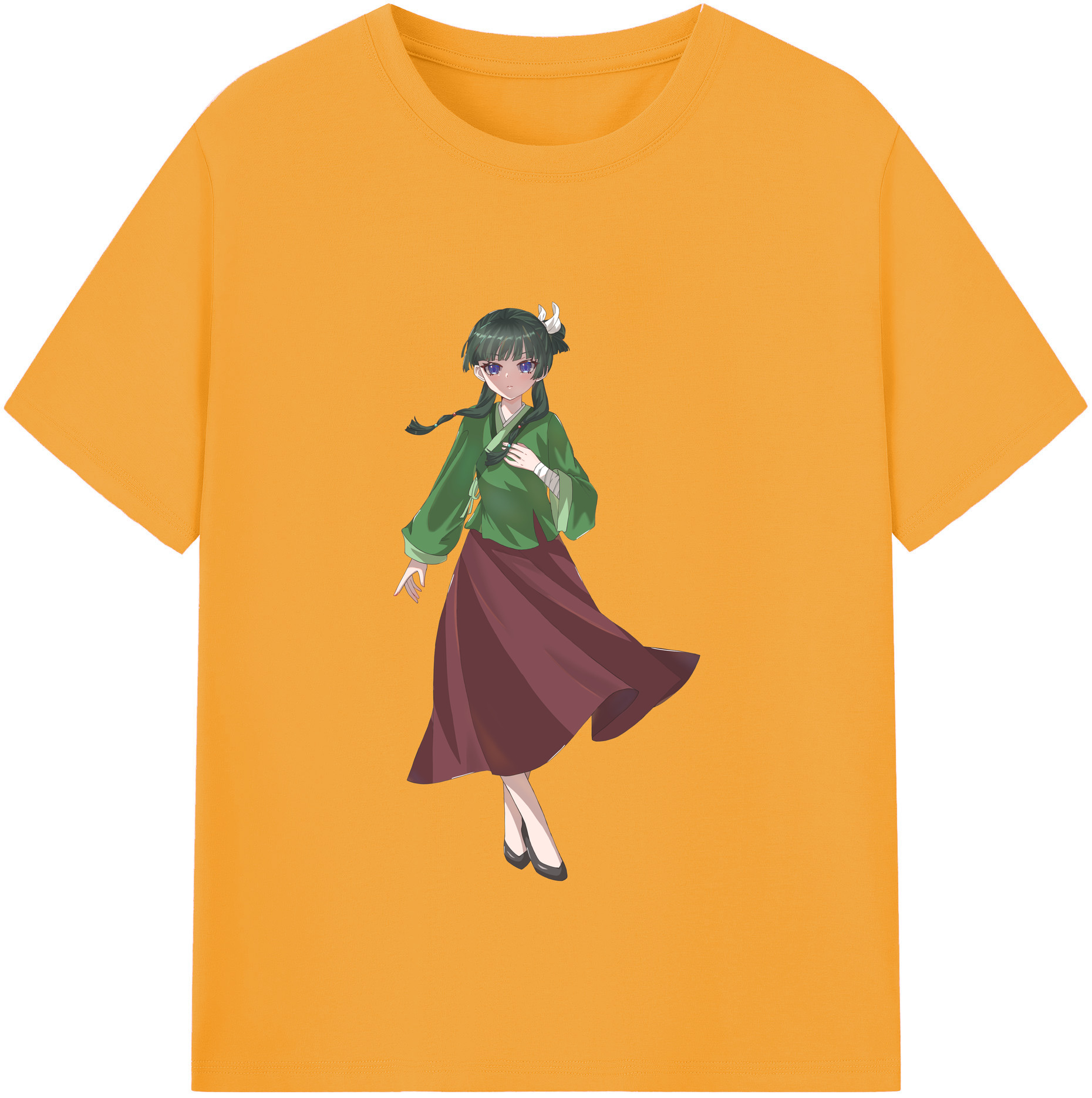 （画像用） 薬屋のひとりごと The Apothecary Diaries 綿100％半袖Tシャツ（フロントプリント）