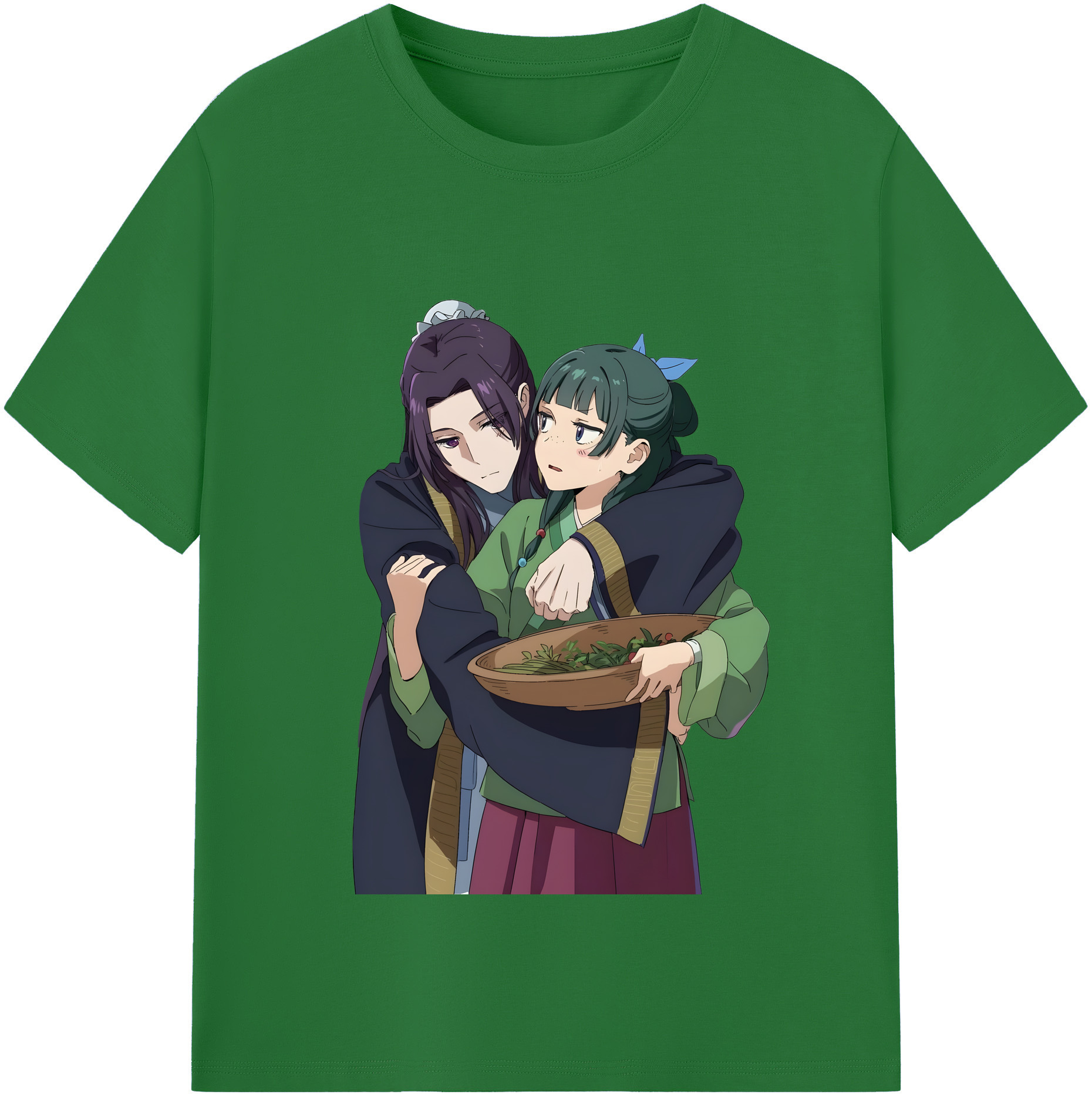 （画像用） 薬屋のひとりごと The Apothecary Diaries 綿100％半袖Tシャツ（フロントプリント）