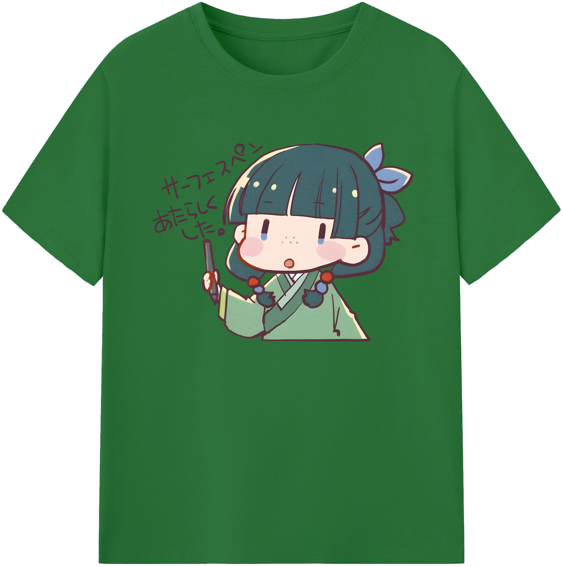 （画像用） 薬屋のひとりごと The Apothecary Diaries 綿100％半袖Tシャツ（フロントプリント）