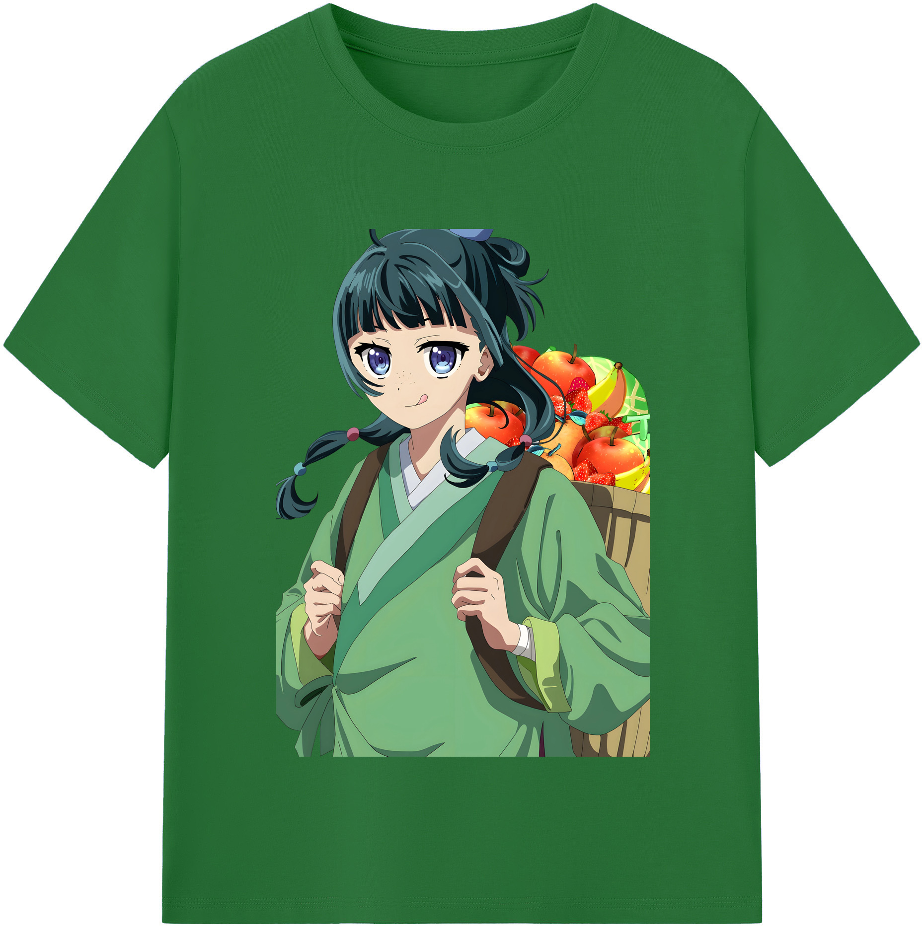 （画像用） 薬屋のひとりごと The Apothecary Diaries 綿100％半袖Tシャツ（フロントプリント）