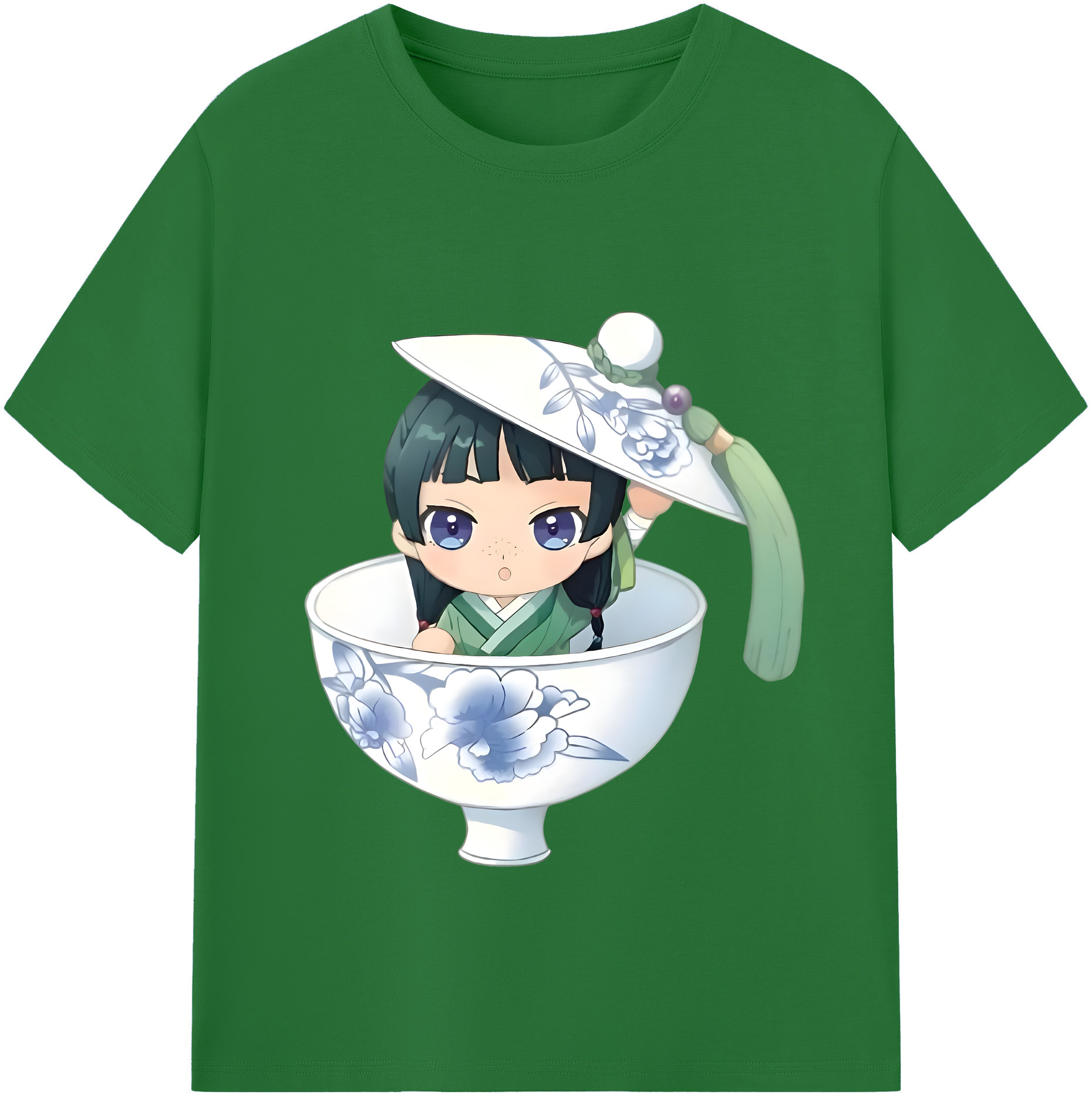 （画像用） 薬屋のひとりごと The Apothecary Diaries 綿100％半袖Tシャツ（フロントプリント）