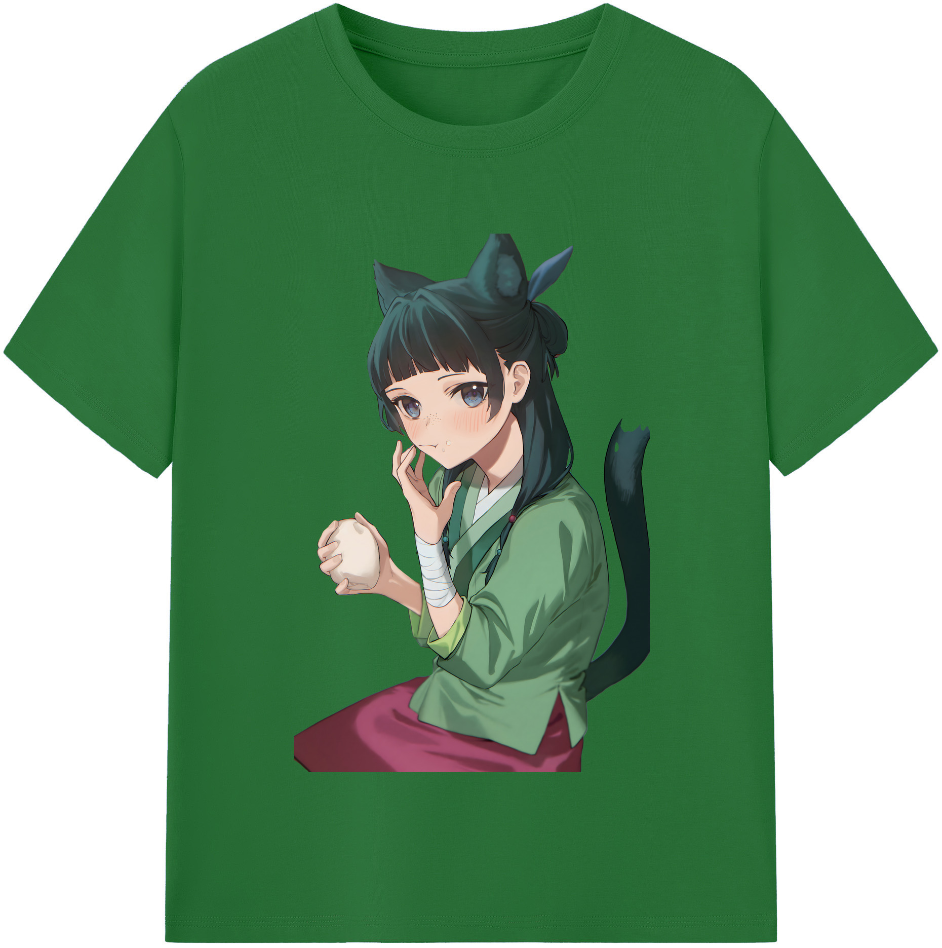 （画像用） 薬屋のひとりごと The Apothecary Diaries 綿100％半袖Tシャツ（フロントプリント）