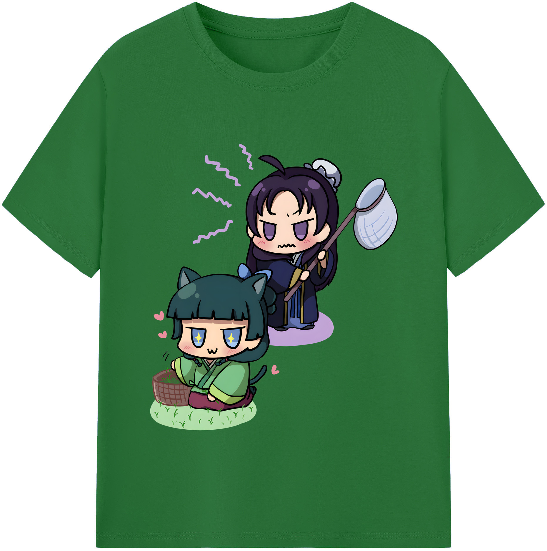 （画像用） 薬屋のひとりごと The Apothecary Diaries 綿100％半袖Tシャツ（フロントプリント）