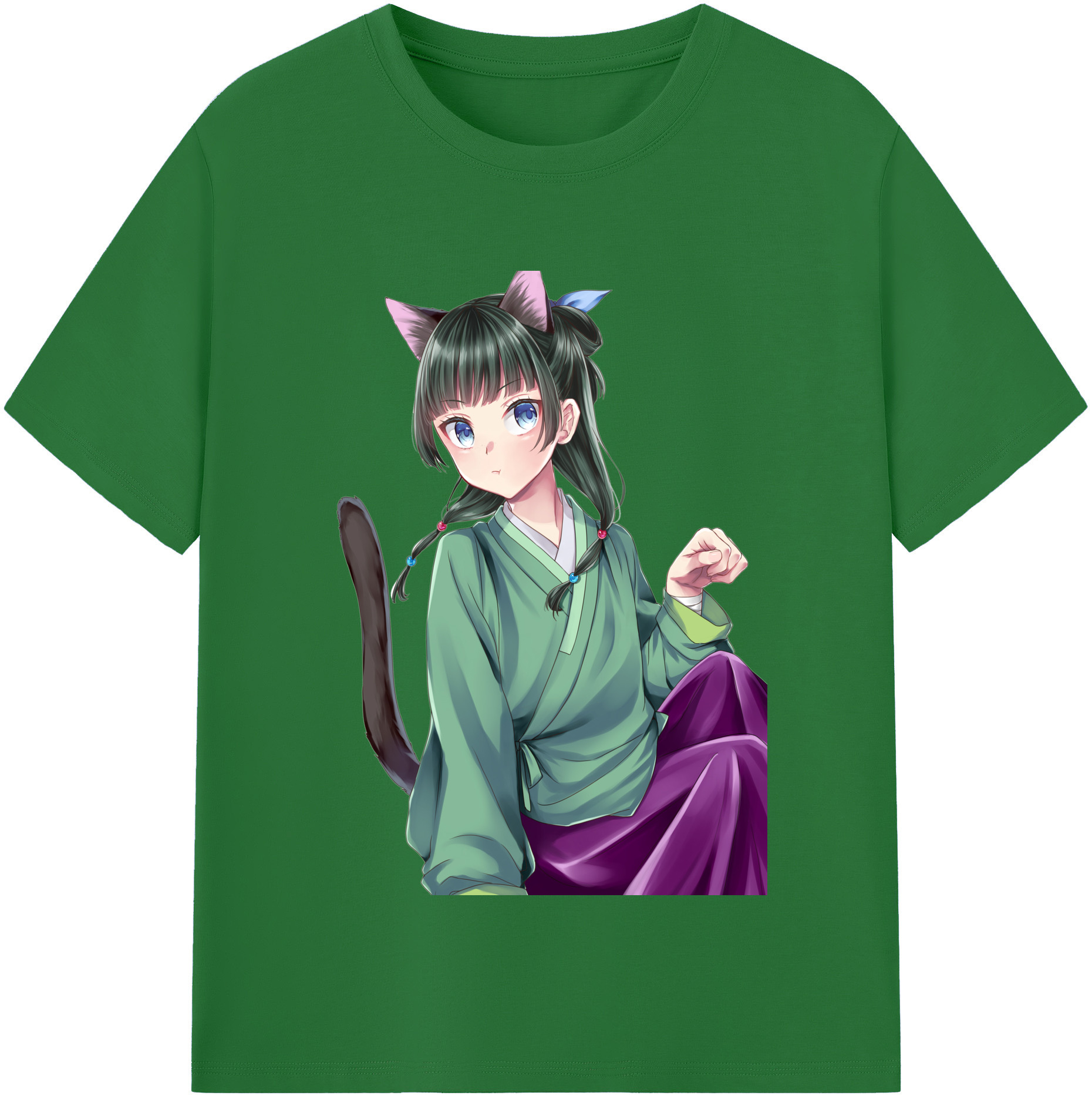 （画像用） 薬屋のひとりごと The Apothecary Diaries 綿100％半袖Tシャツ（フロントプリント）