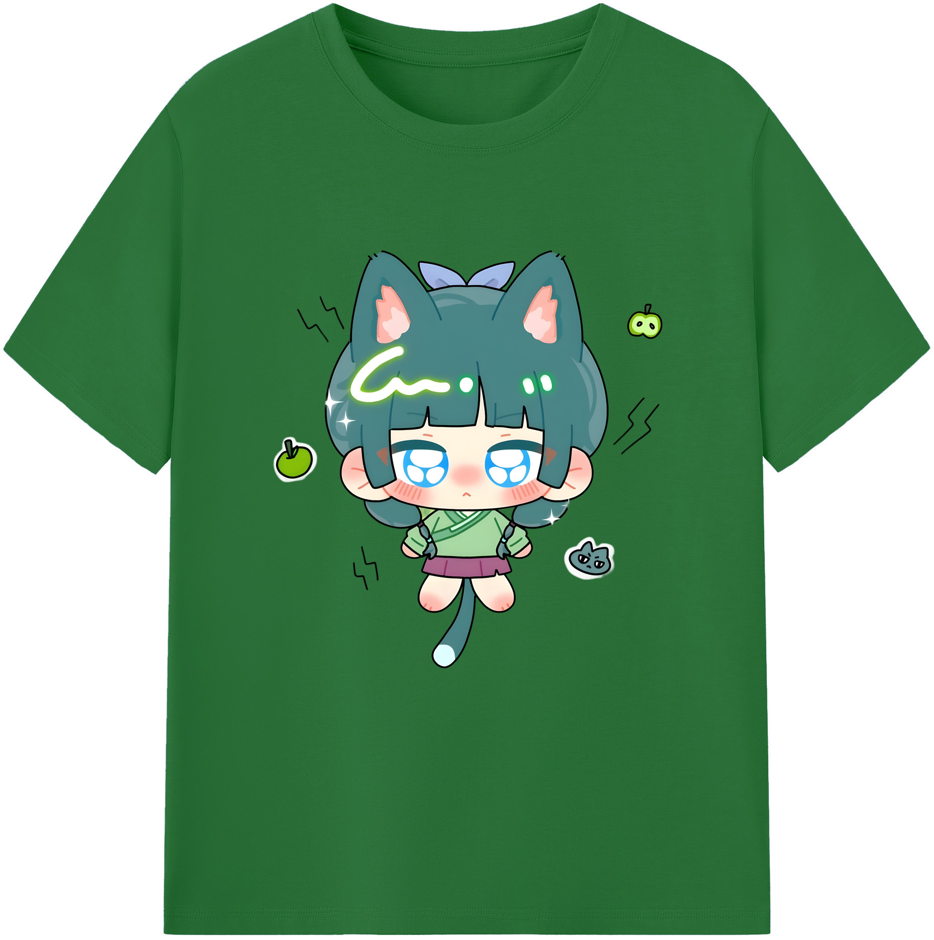 （画像用） 薬屋のひとりごと The Apothecary Diaries 綿100％半袖Tシャツ（フロントプリント）