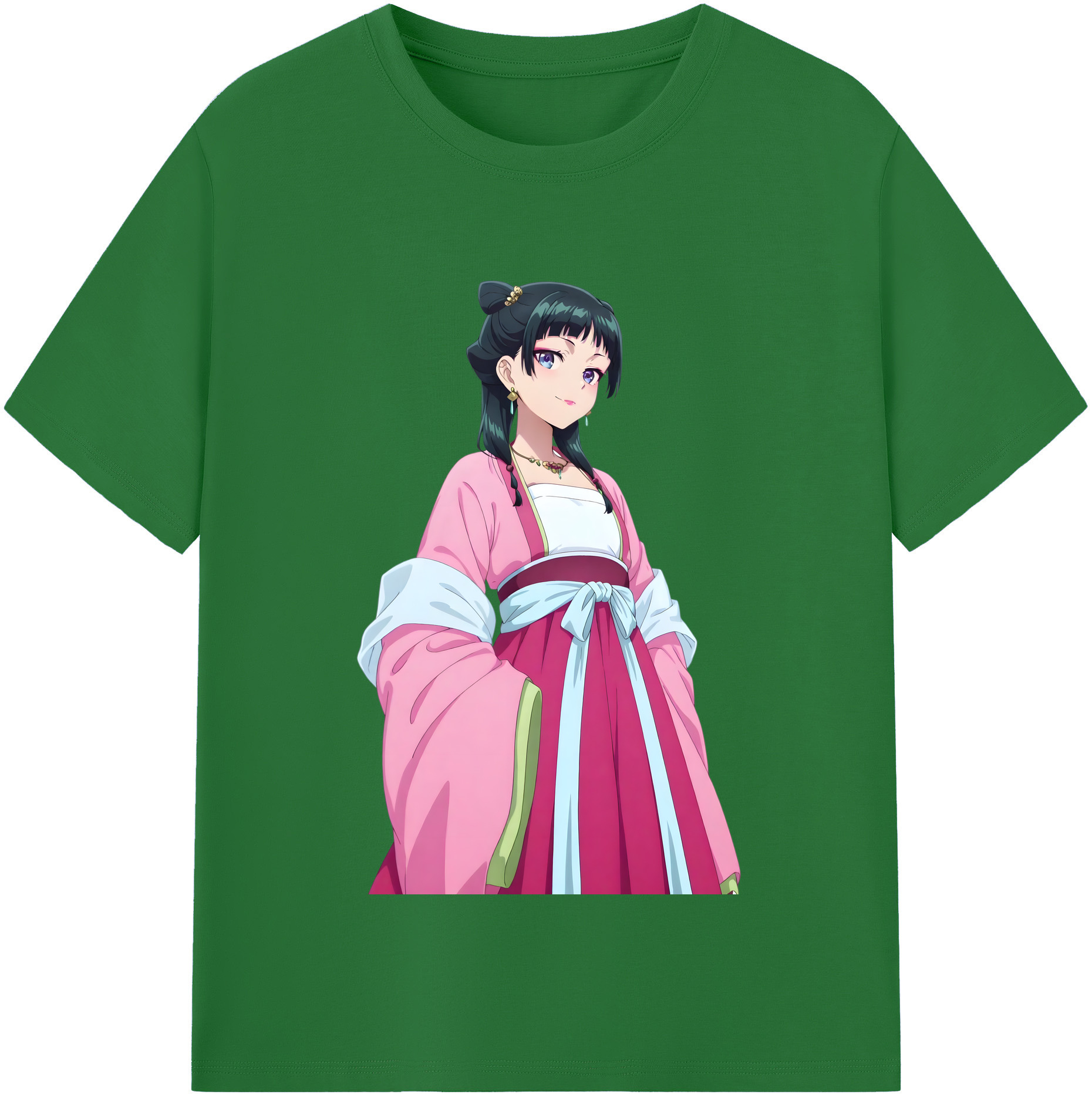 （画像用） 薬屋のひとりごと The Apothecary Diaries 綿100％半袖Tシャツ（フロントプリント）