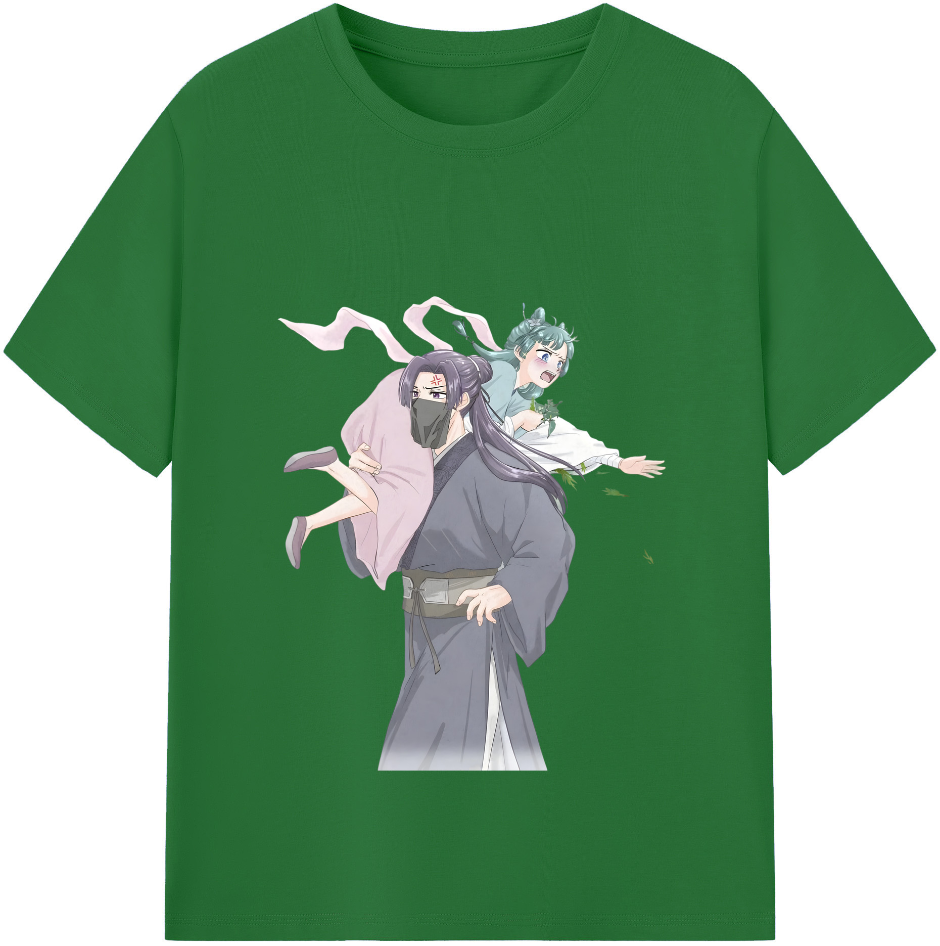 （画像用） 薬屋のひとりごと The Apothecary Diaries 綿100％半袖Tシャツ（フロントプリント）