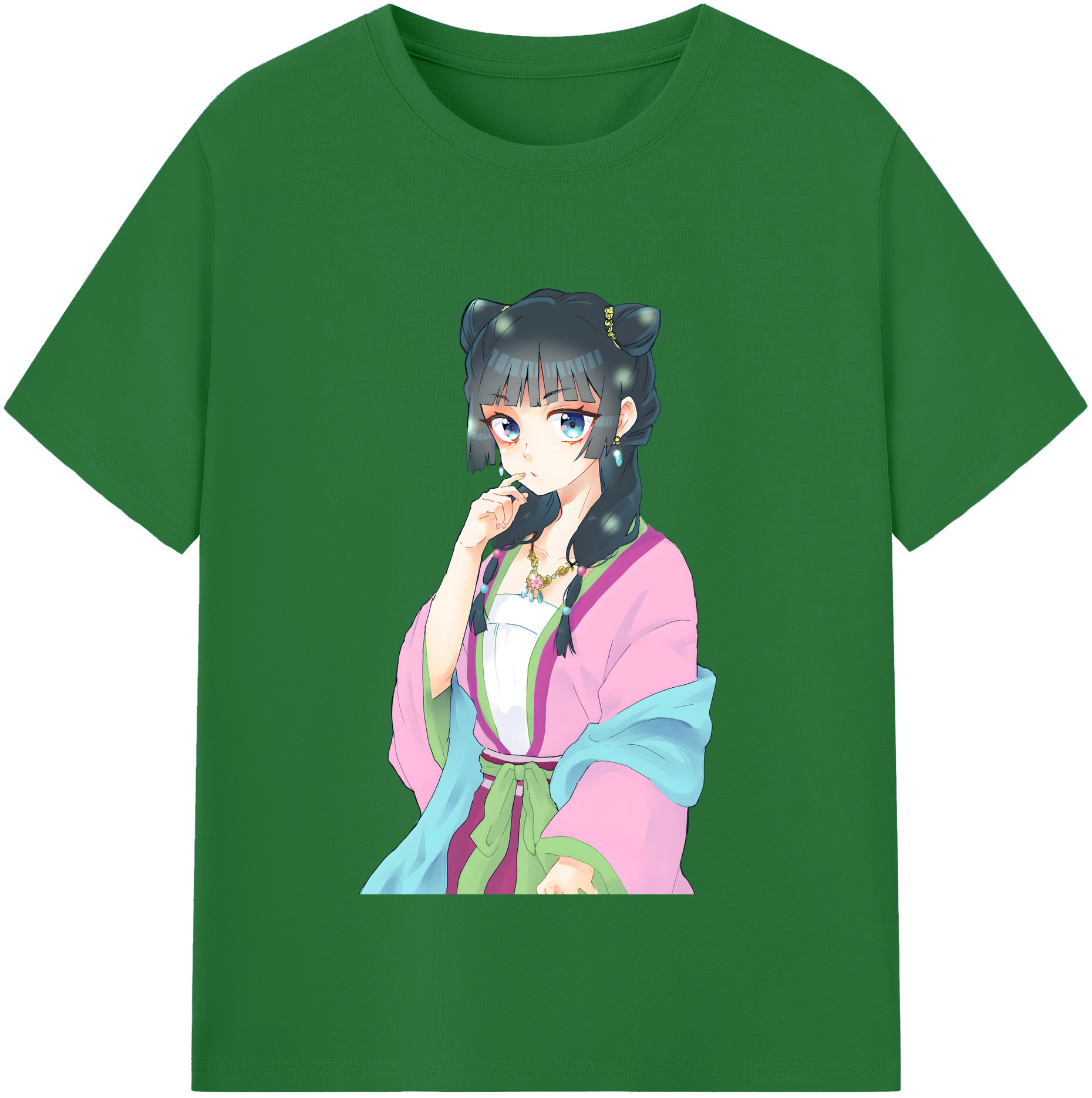 （画像用） 薬屋のひとりごと The Apothecary Diaries 綿100％半袖Tシャツ（フロントプリント）