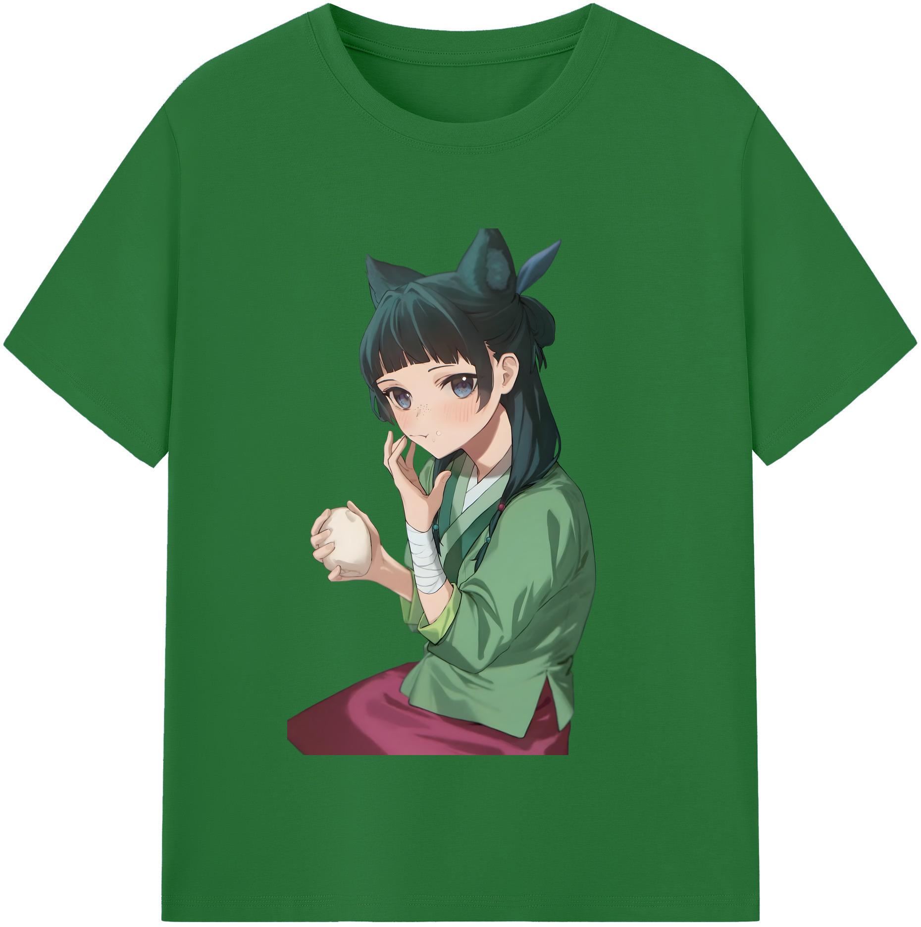 （画像用） 薬屋のひとりごと The Apothecary Diaries 綿100％半袖Tシャツ（フロントプリント）