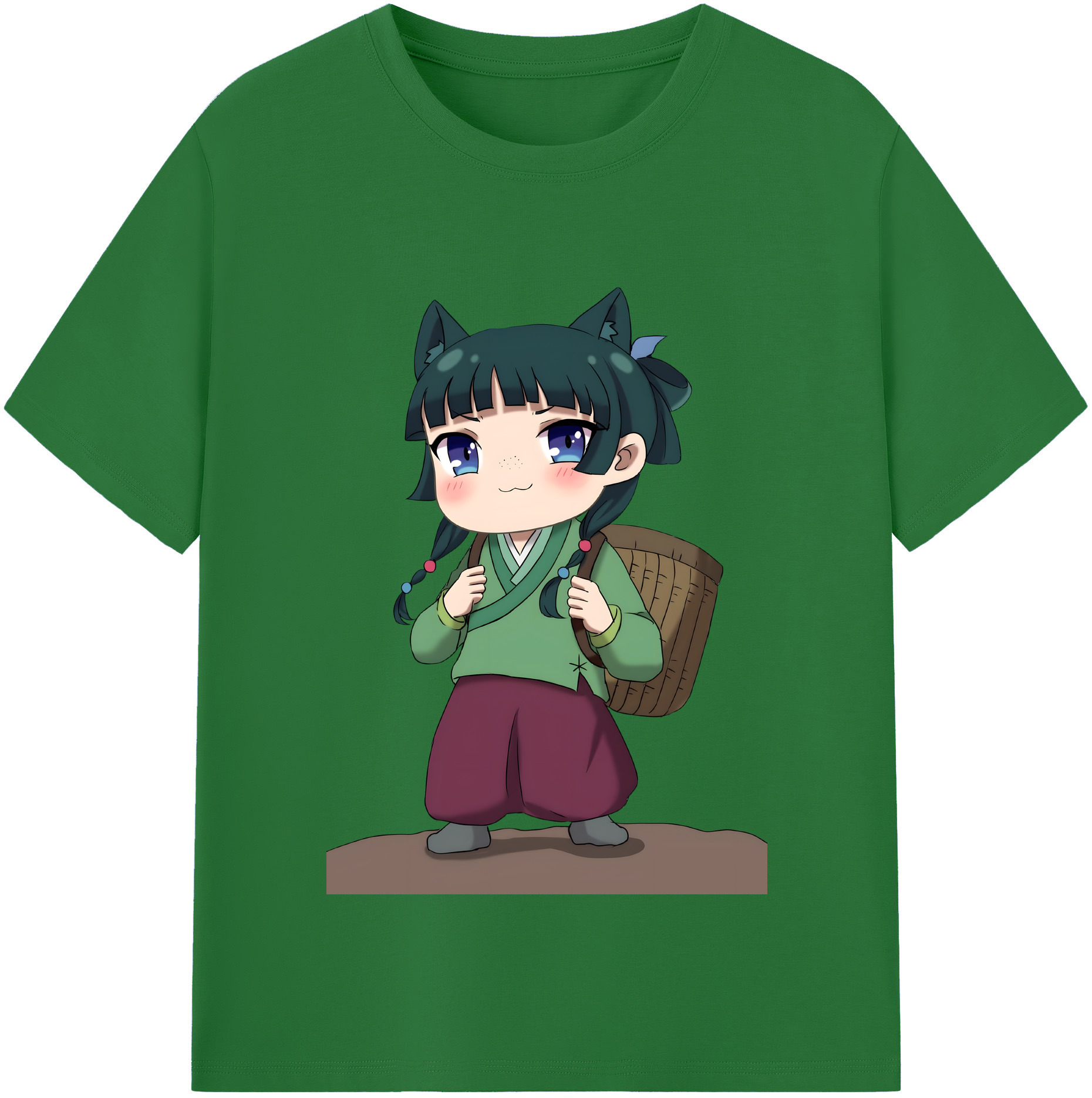 （画像用） 薬屋のひとりごと The Apothecary Diaries 綿100％半袖Tシャツ（フロントプリント）
