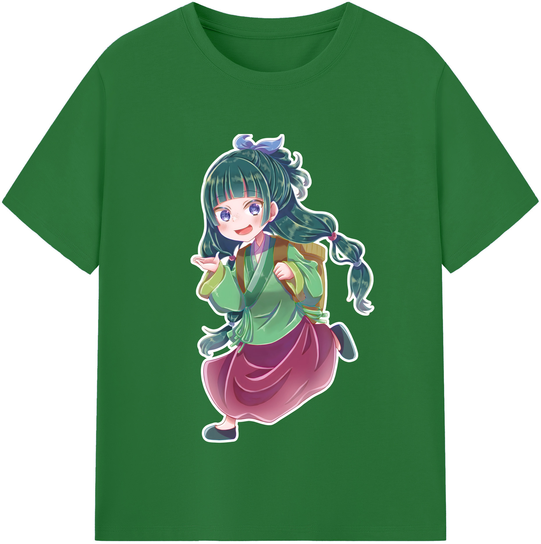 （画像用） 薬屋のひとりごと The Apothecary Diaries 綿100％半袖Tシャツ（フロントプリント）