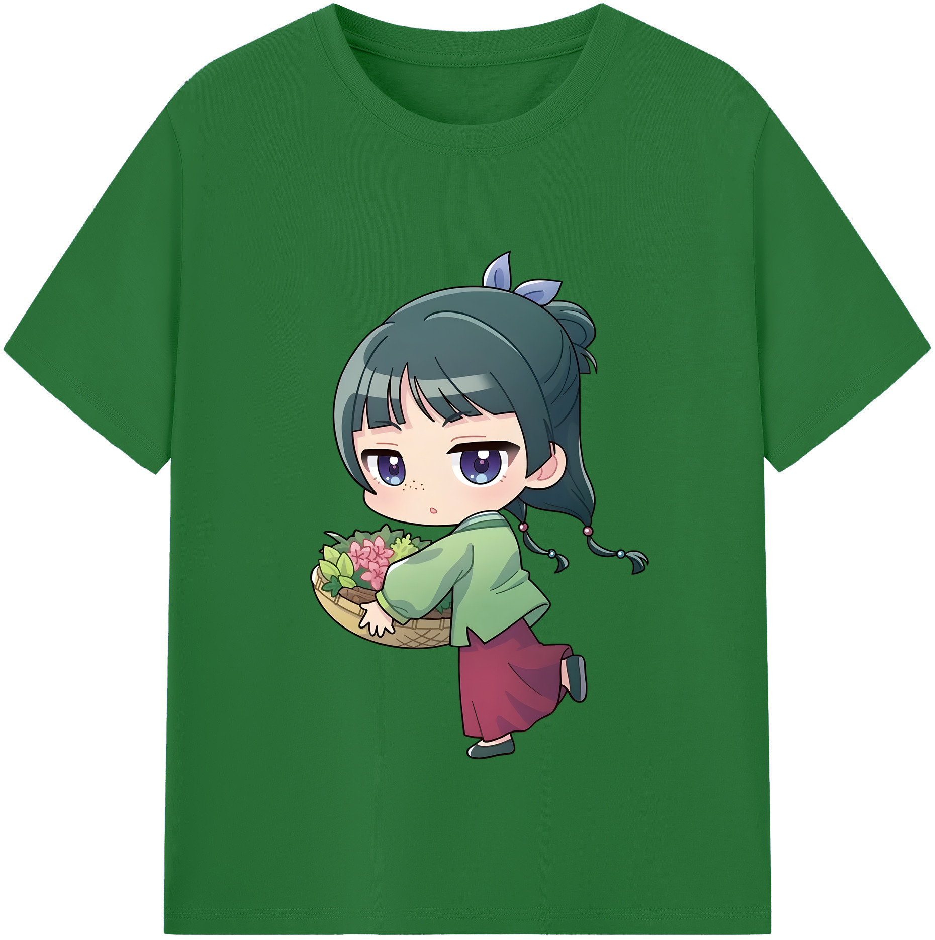 （画像用） 薬屋のひとりごと The Apothecary Diaries 綿100％半袖Tシャツ（フロントプリント）