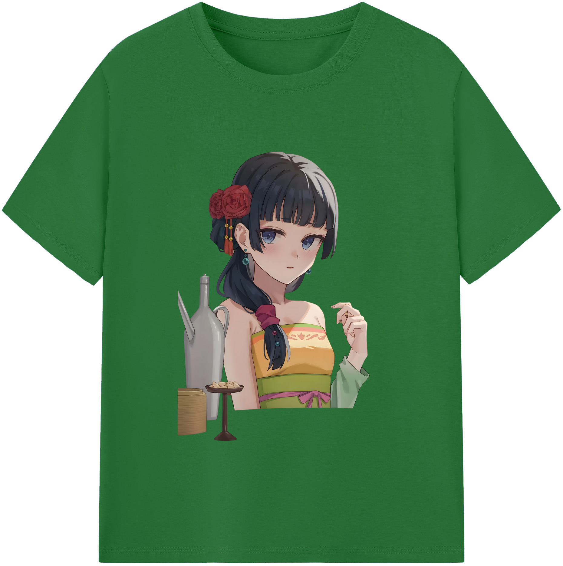 （画像用） 薬屋のひとりごと The Apothecary Diaries 綿100％半袖Tシャツ（フロントプリント）