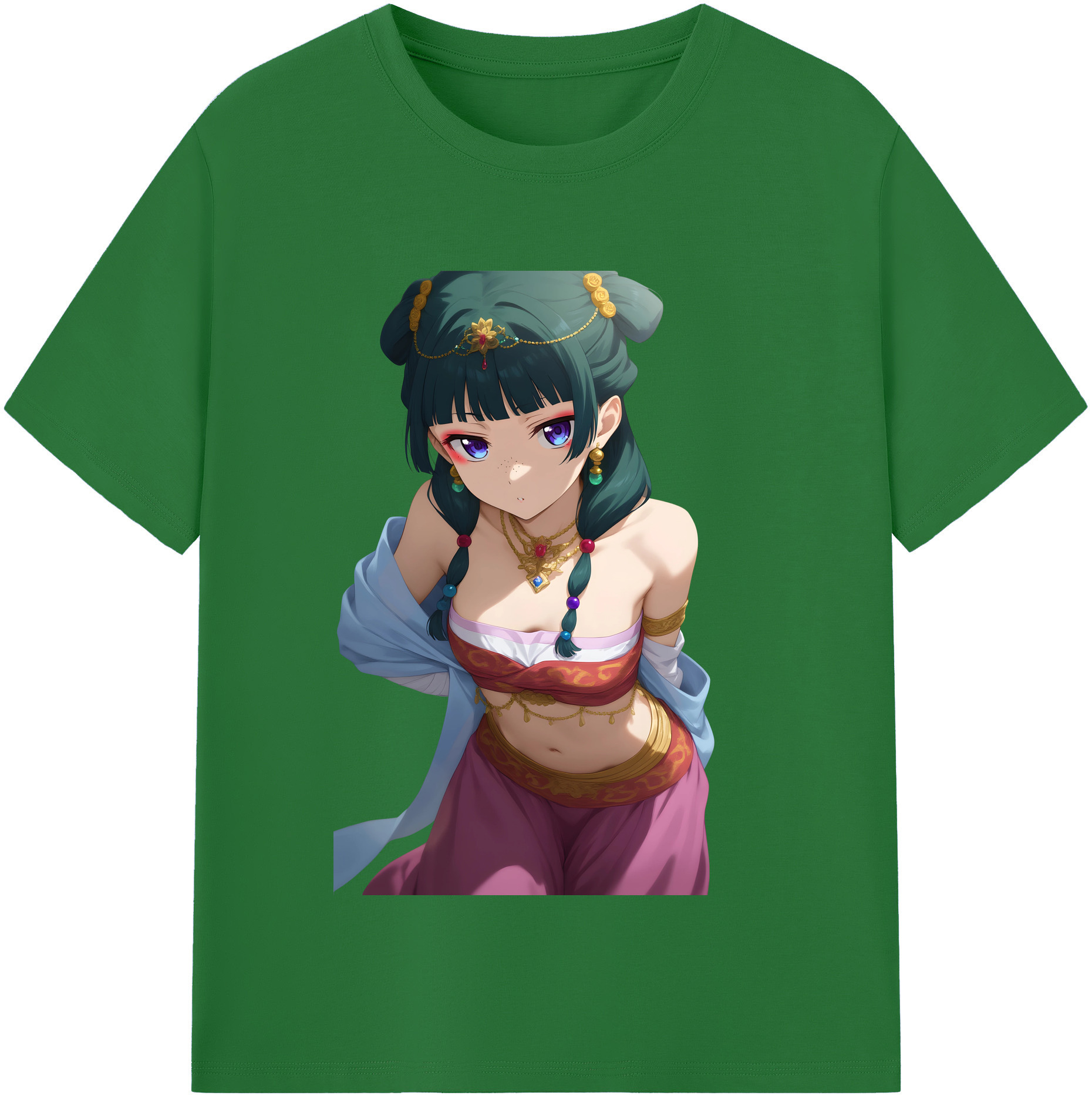 （画像用） 薬屋のひとりごと The Apothecary Diaries 綿100％半袖Tシャツ（フロントプリント）