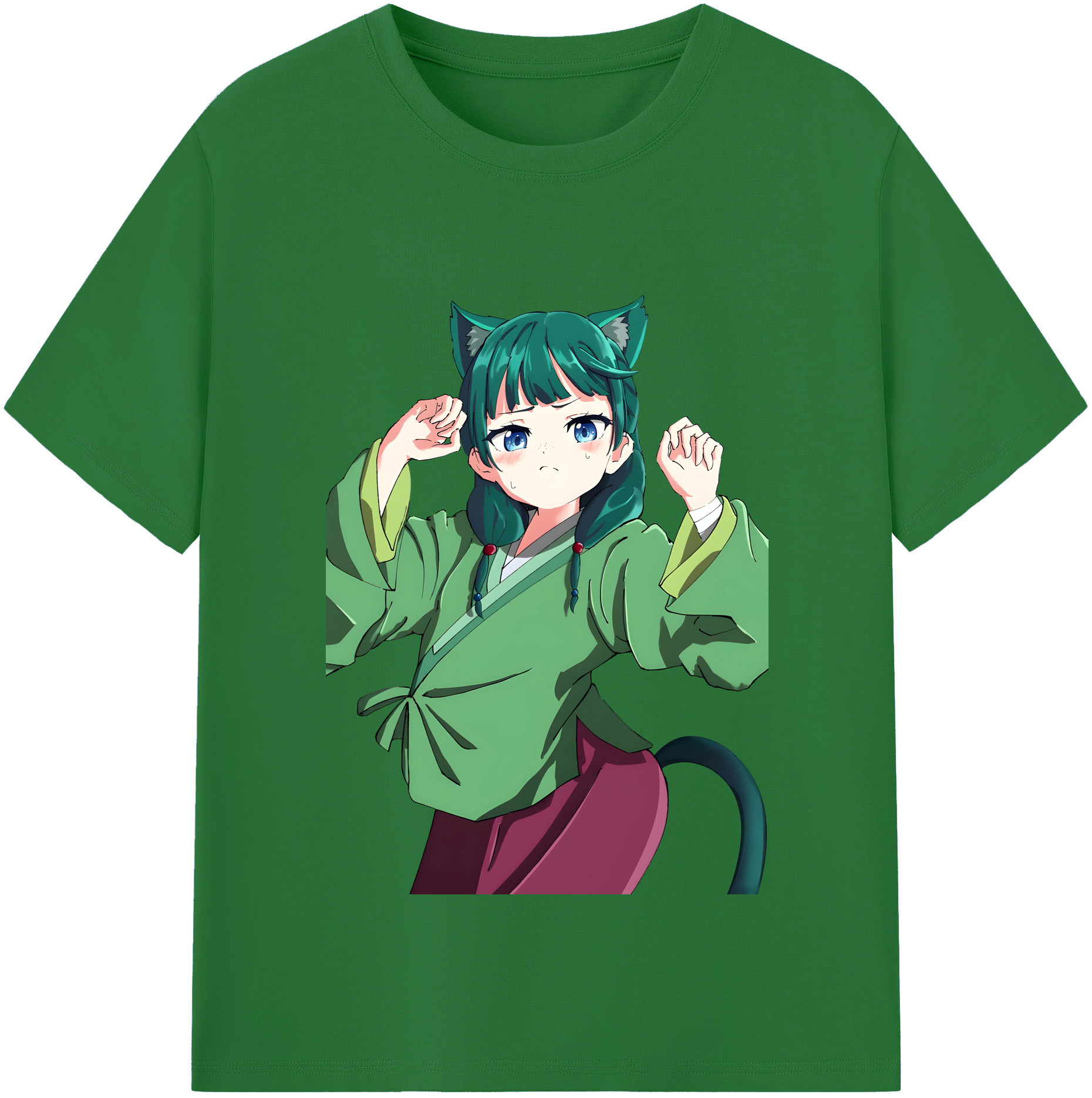 （画像用） 薬屋のひとりごと The Apothecary Diaries 綿100％半袖Tシャツ（フロントプリント）