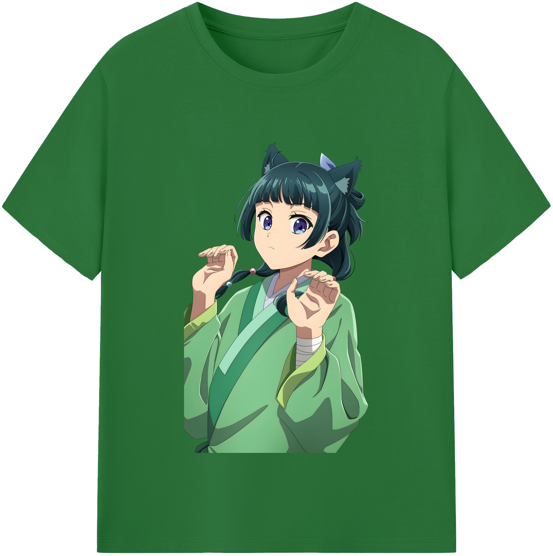 （画像用） 薬屋のひとりごと The Apothecary Diaries 綿100％半袖Tシャツ（フロントプリント）