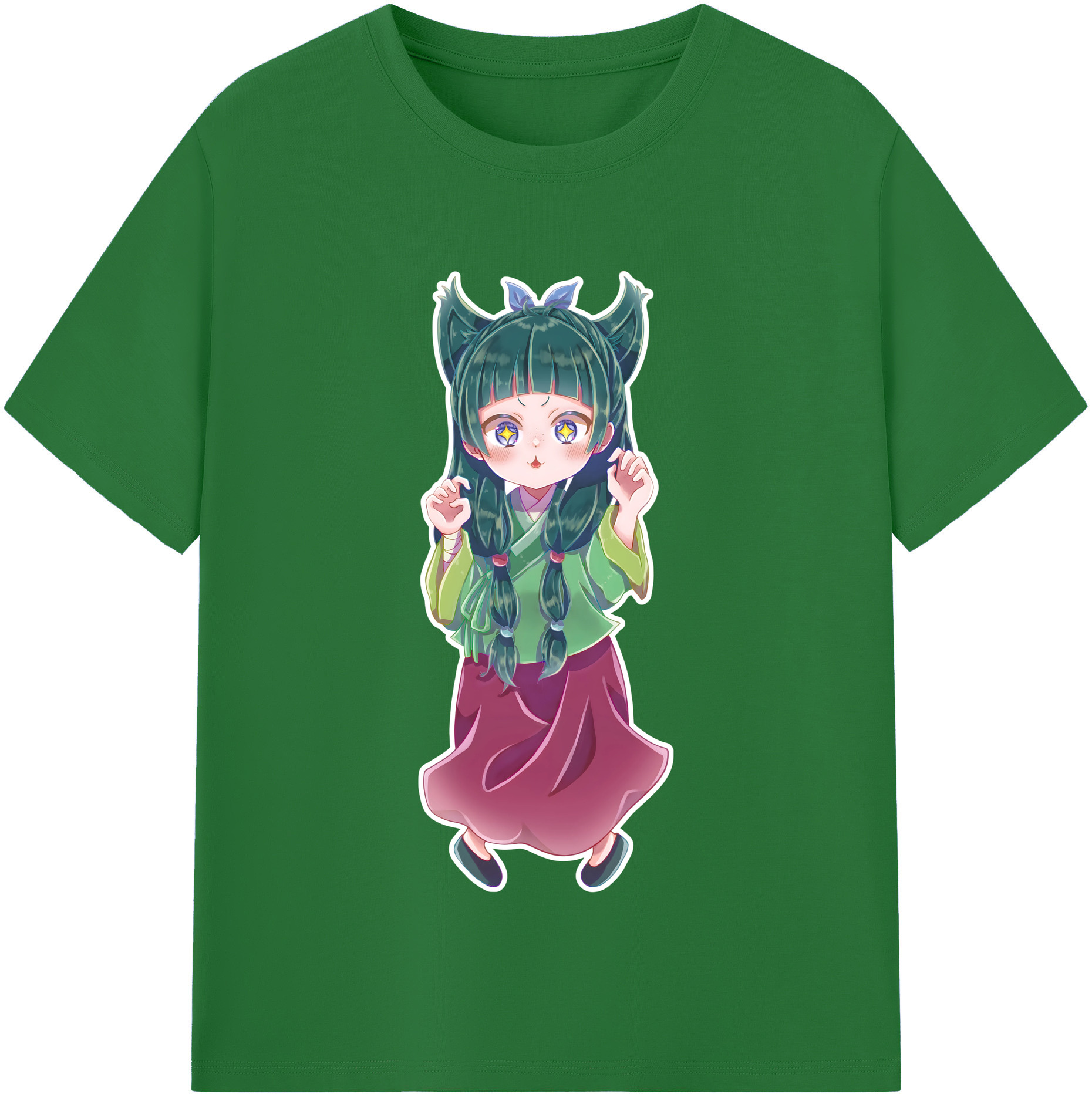 （画像用） 薬屋のひとりごと The Apothecary Diaries 綿100％半袖Tシャツ（フロントプリント）