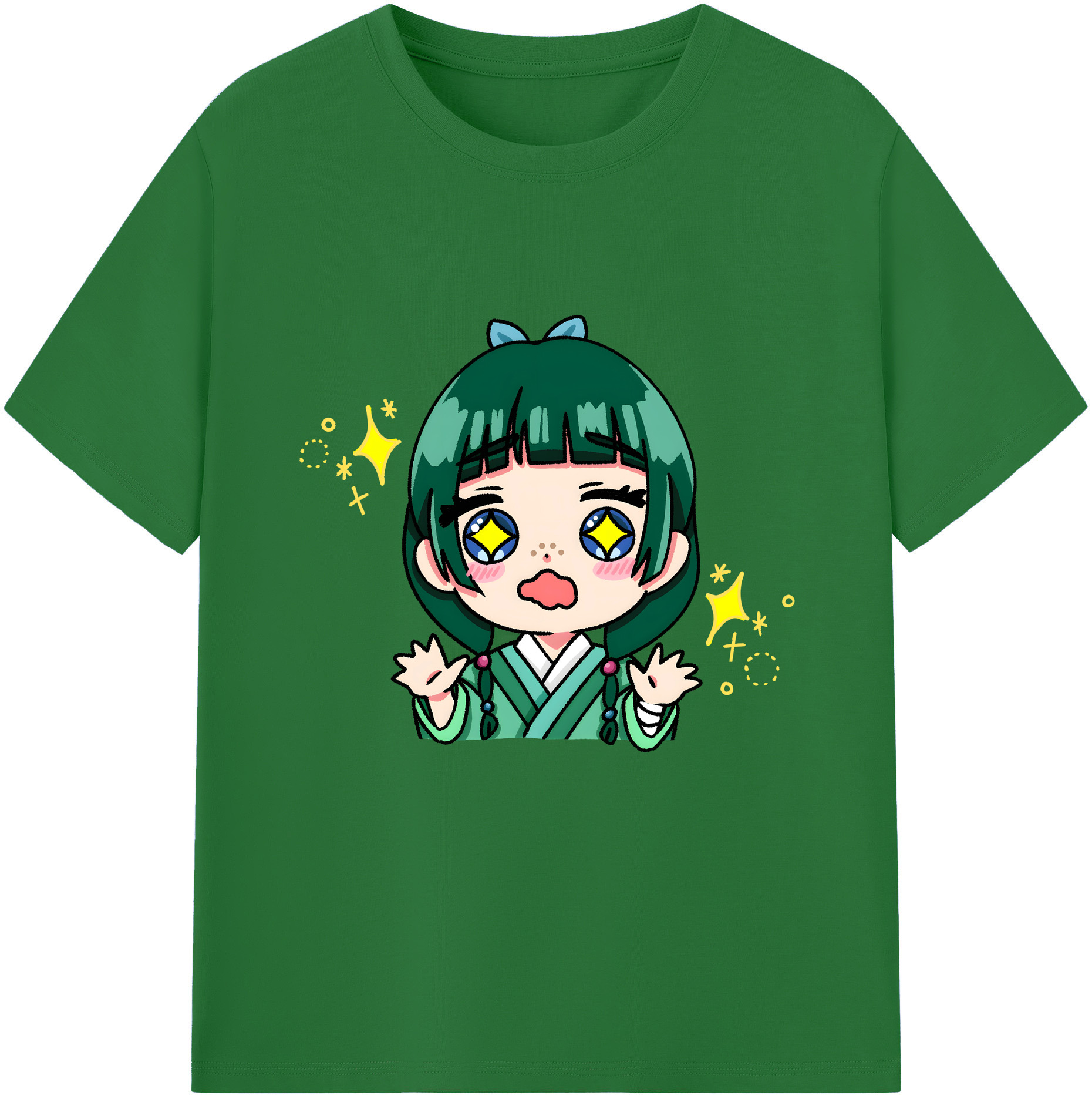 （画像用） 薬屋のひとりごと The Apothecary Diaries 綿100％半袖Tシャツ（フロントプリント）