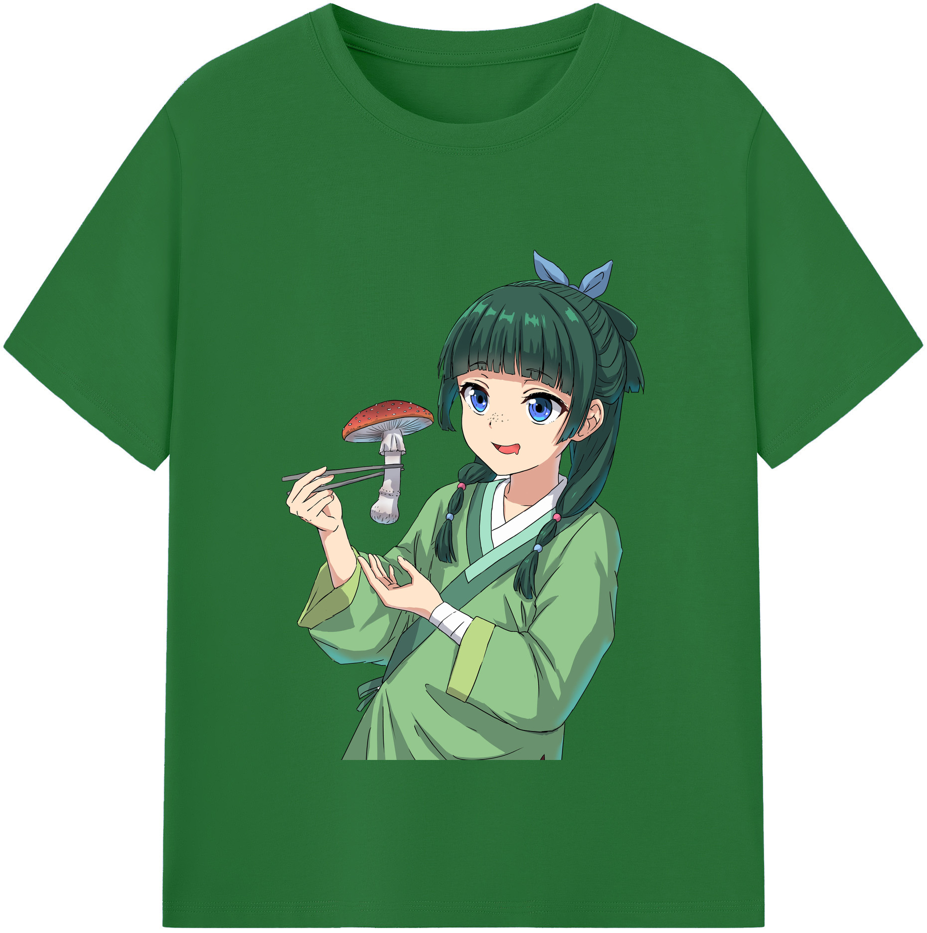 （画像用） 薬屋のひとりごと The Apothecary Diaries 綿100％半袖Tシャツ（フロントプリント）