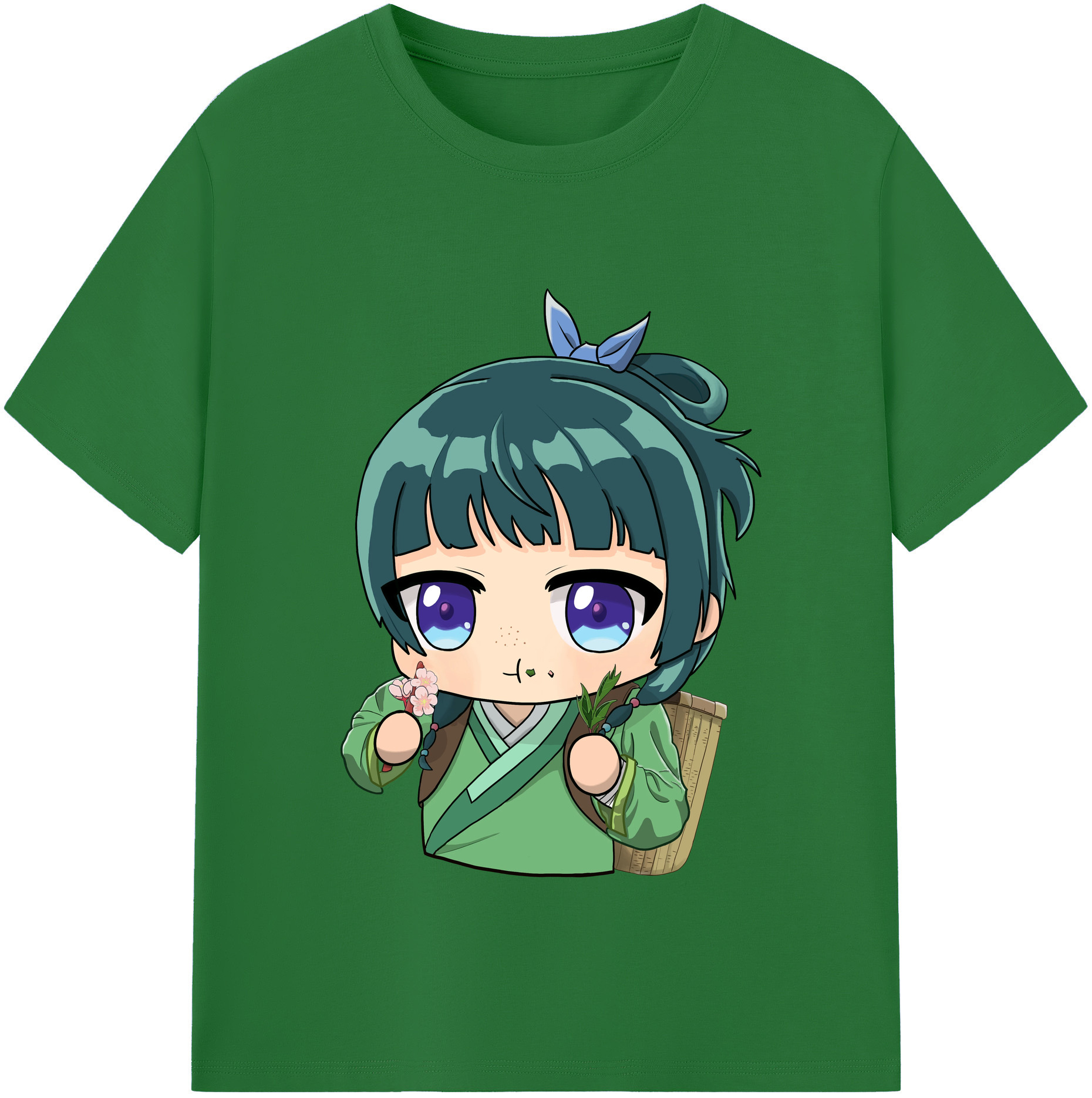 （画像用） 薬屋のひとりごと The Apothecary Diaries 綿100％半袖Tシャツ（フロントプリント）