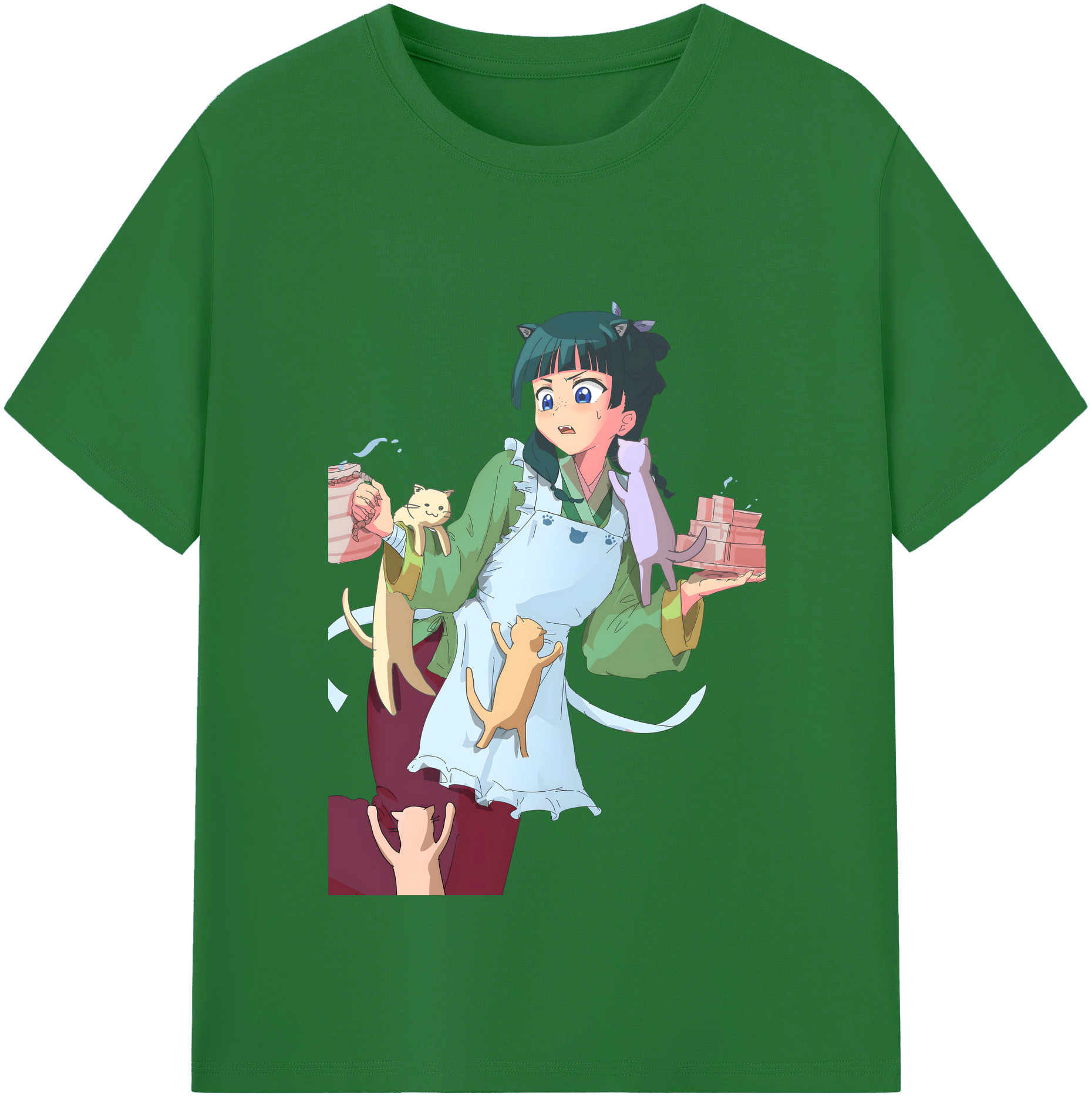 （画像用） 薬屋のひとりごと The Apothecary Diaries 綿100％半袖Tシャツ（フロントプリント）