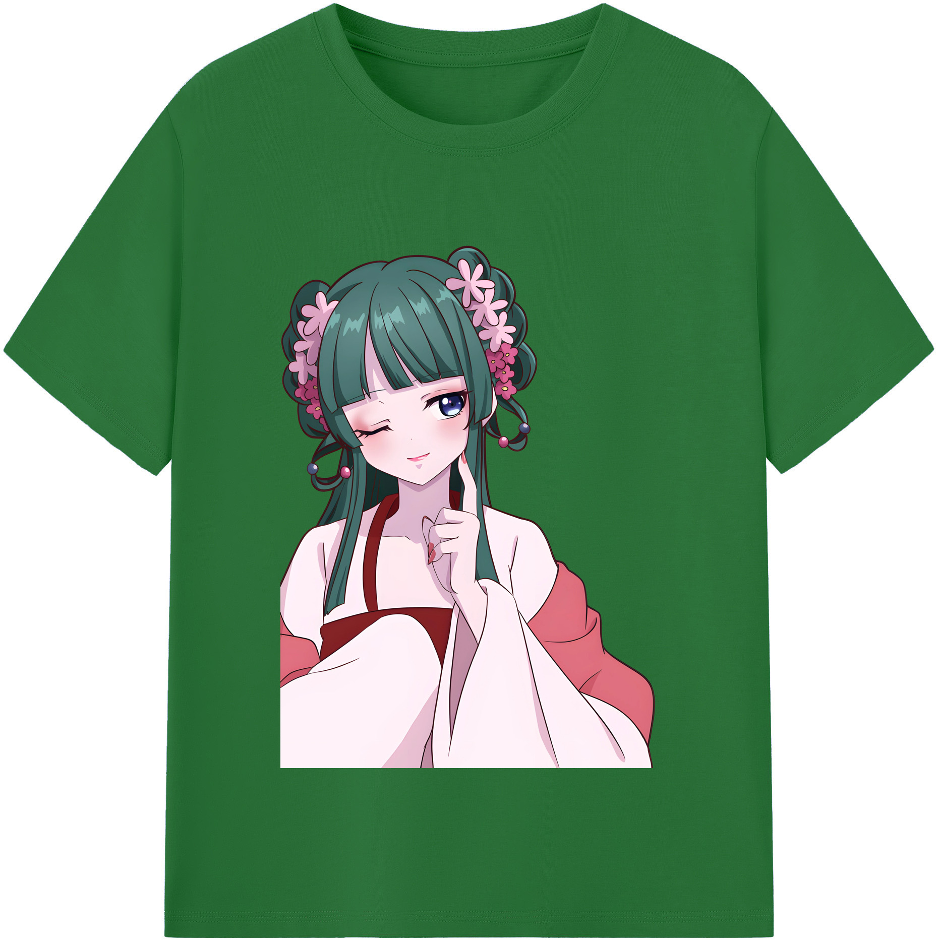 （画像用） 薬屋のひとりごと The Apothecary Diaries 綿100％半袖Tシャツ（フロントプリント）