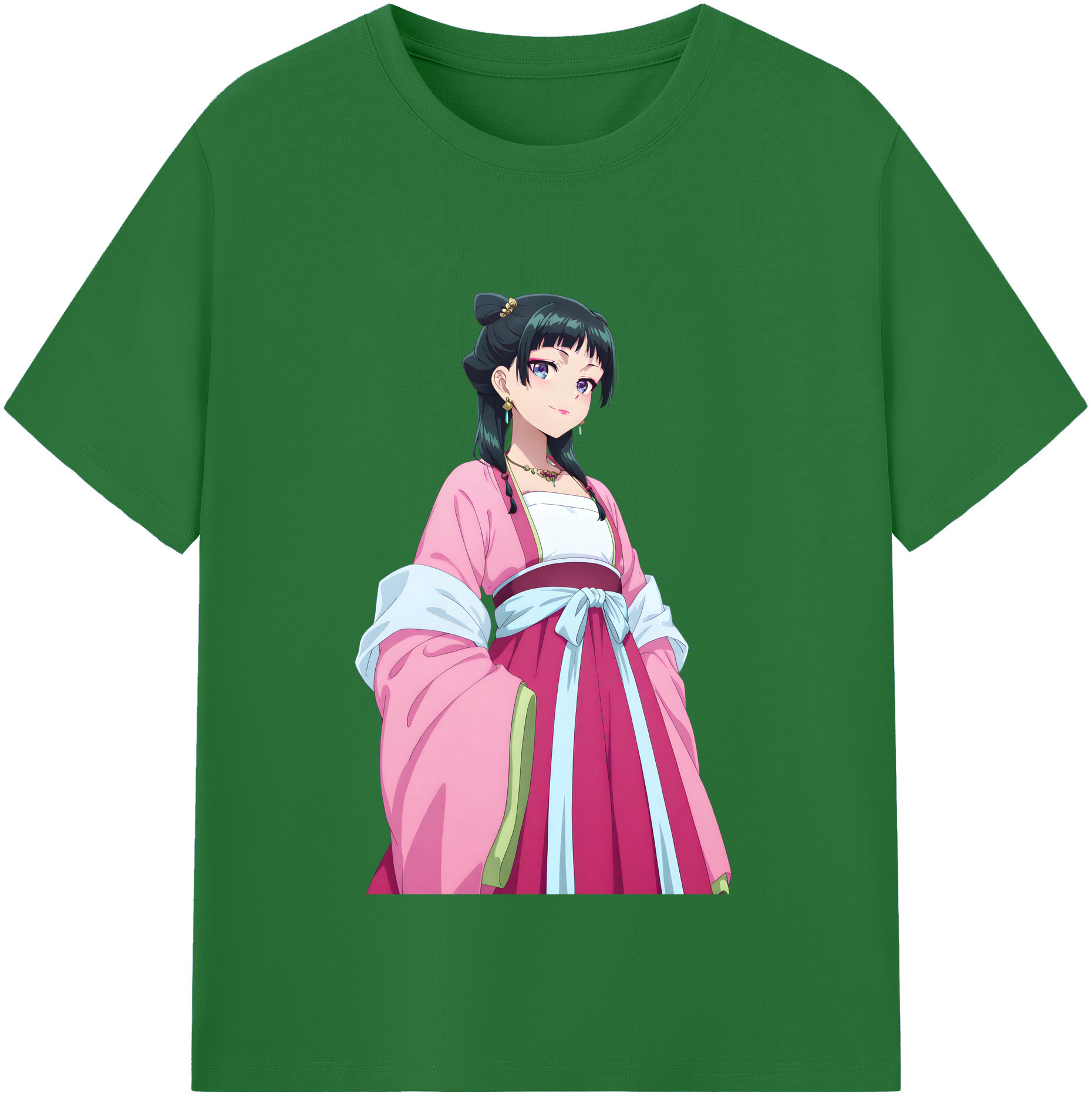 （画像用） 薬屋のひとりごと The Apothecary Diaries 綿100％半袖Tシャツ（フロントプリント）
