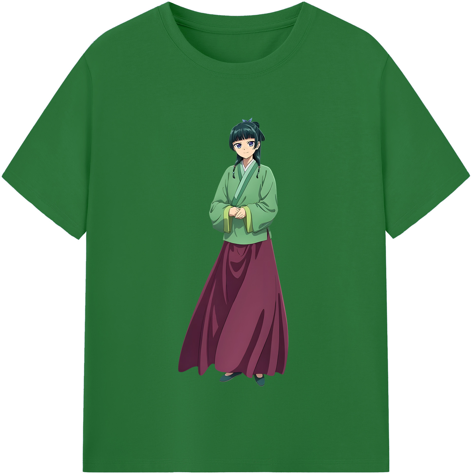 （画像用） 薬屋のひとりごと The Apothecary Diaries 綿100％半袖Tシャツ（フロントプリント）