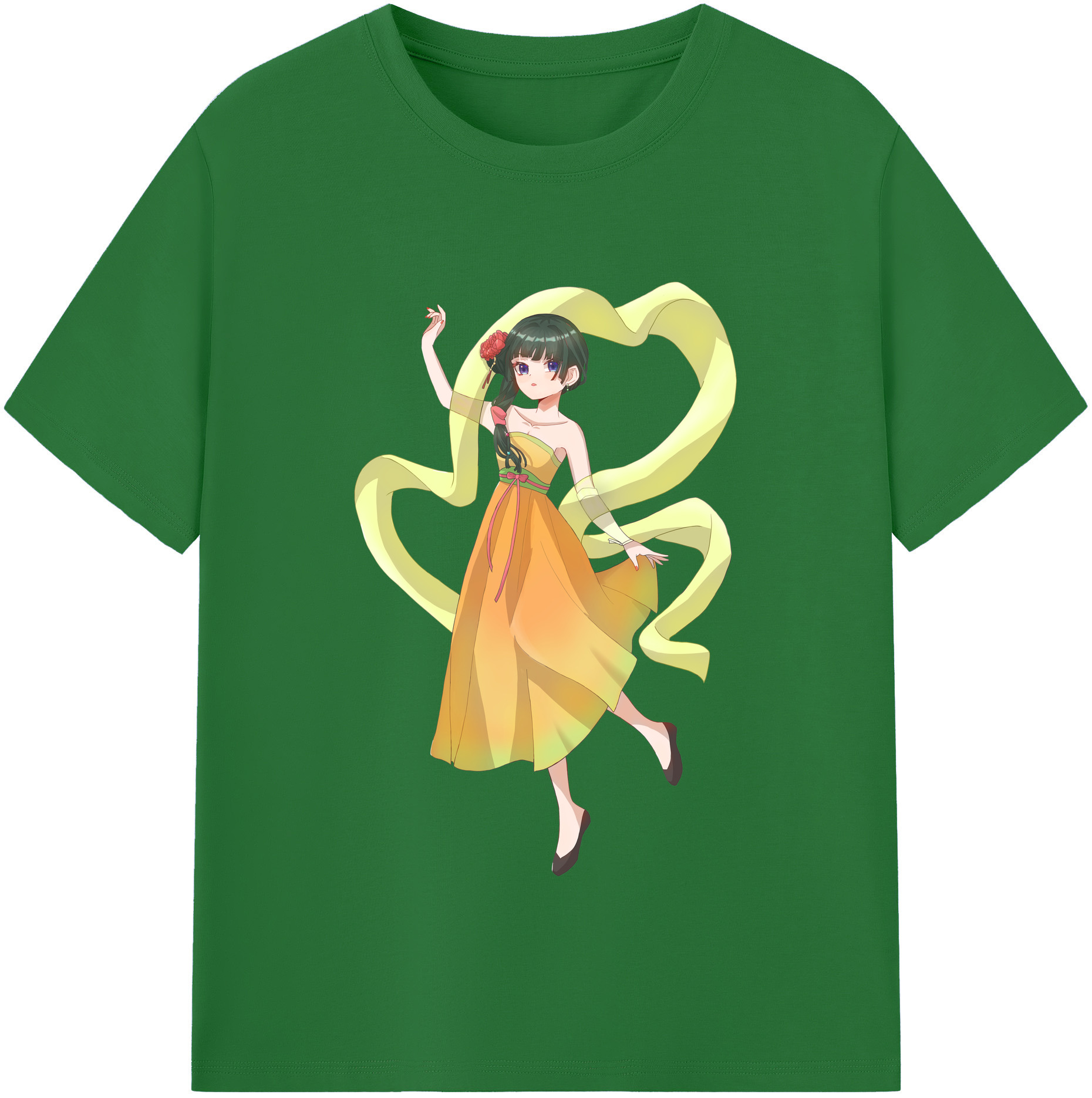 （画像用） 薬屋のひとりごと The Apothecary Diaries 綿100％半袖Tシャツ（フロントプリント）