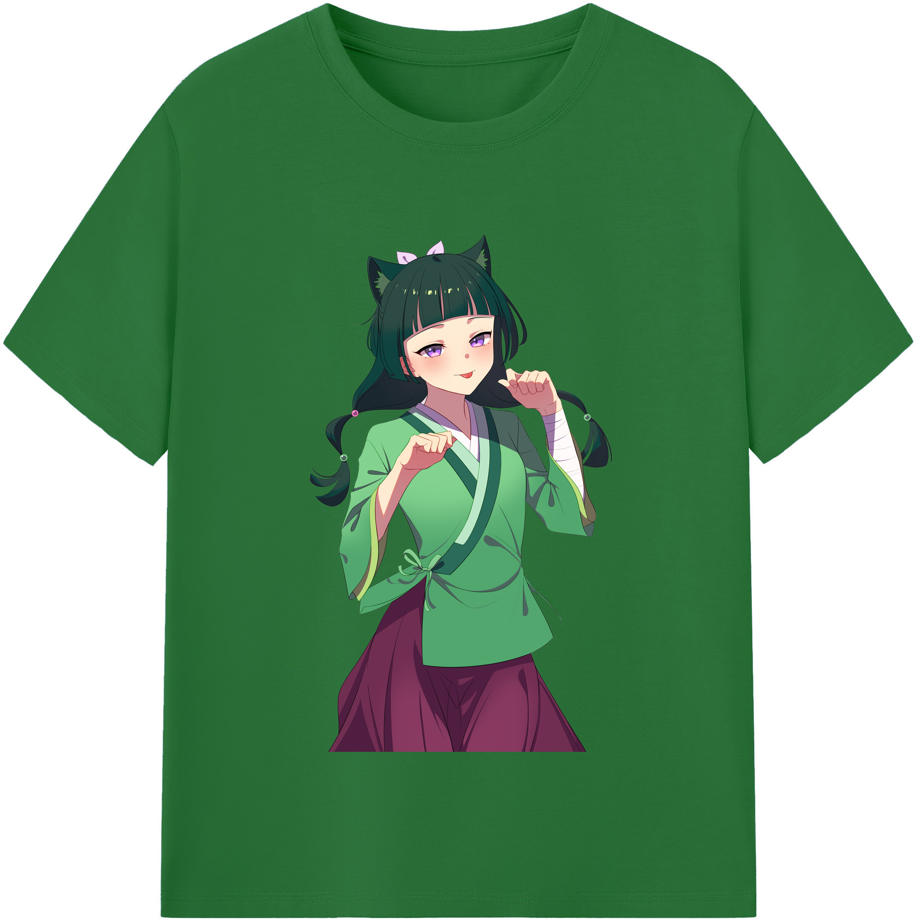 （画像用） 薬屋のひとりごと The Apothecary Diaries 綿100％半袖Tシャツ（フロントプリント）