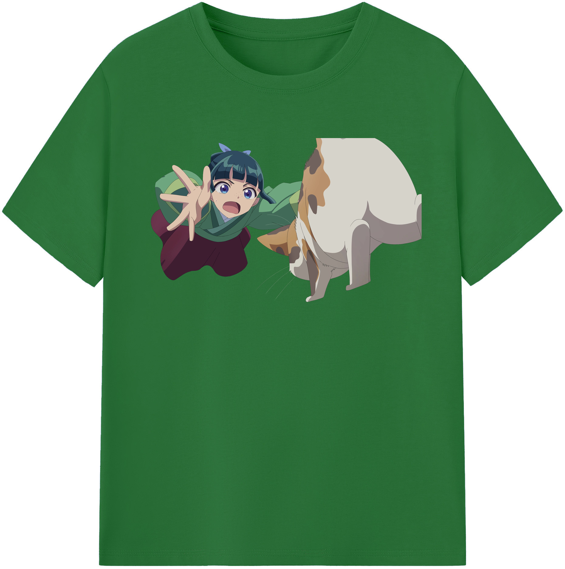 （画像用） 薬屋のひとりごと The Apothecary Diaries 綿100％半袖Tシャツ（フロントプリント）