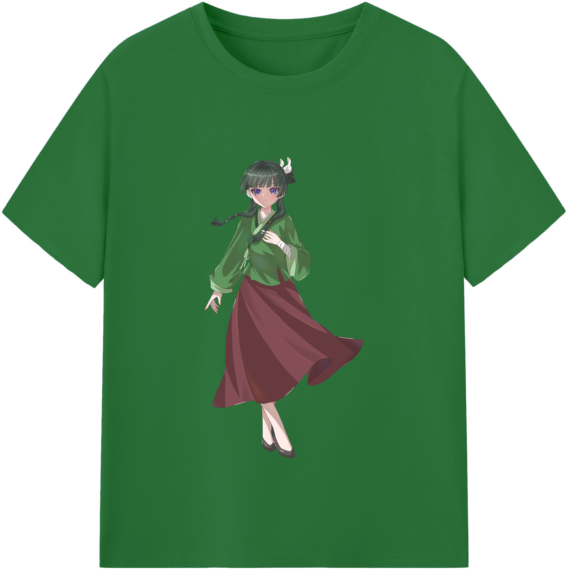 （画像用） 薬屋のひとりごと The Apothecary Diaries 綿100％半袖Tシャツ（フロントプリント）