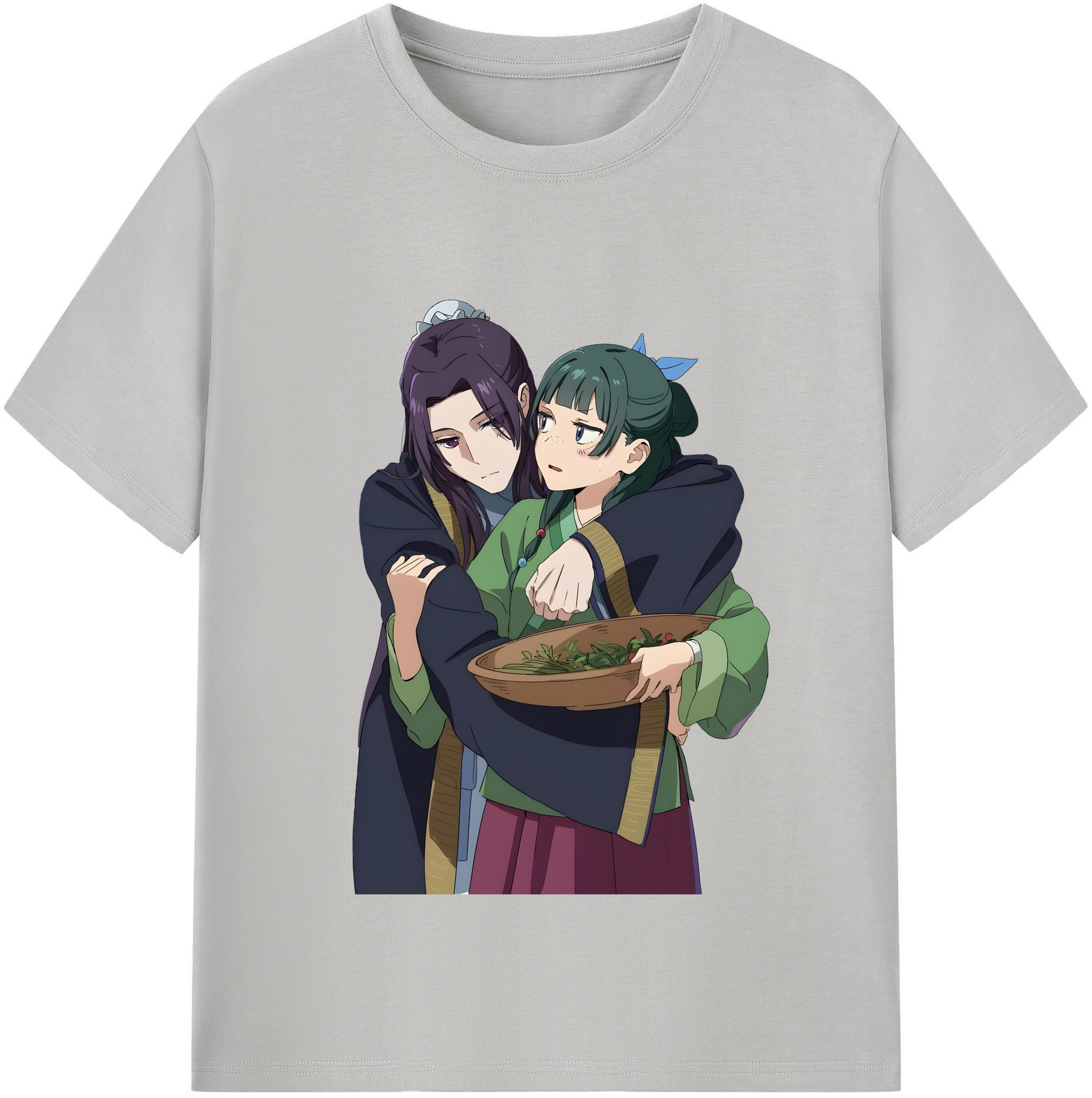 （画像用） 薬屋のひとりごと The Apothecary Diaries 綿100％半袖Tシャツ（フロントプリント）