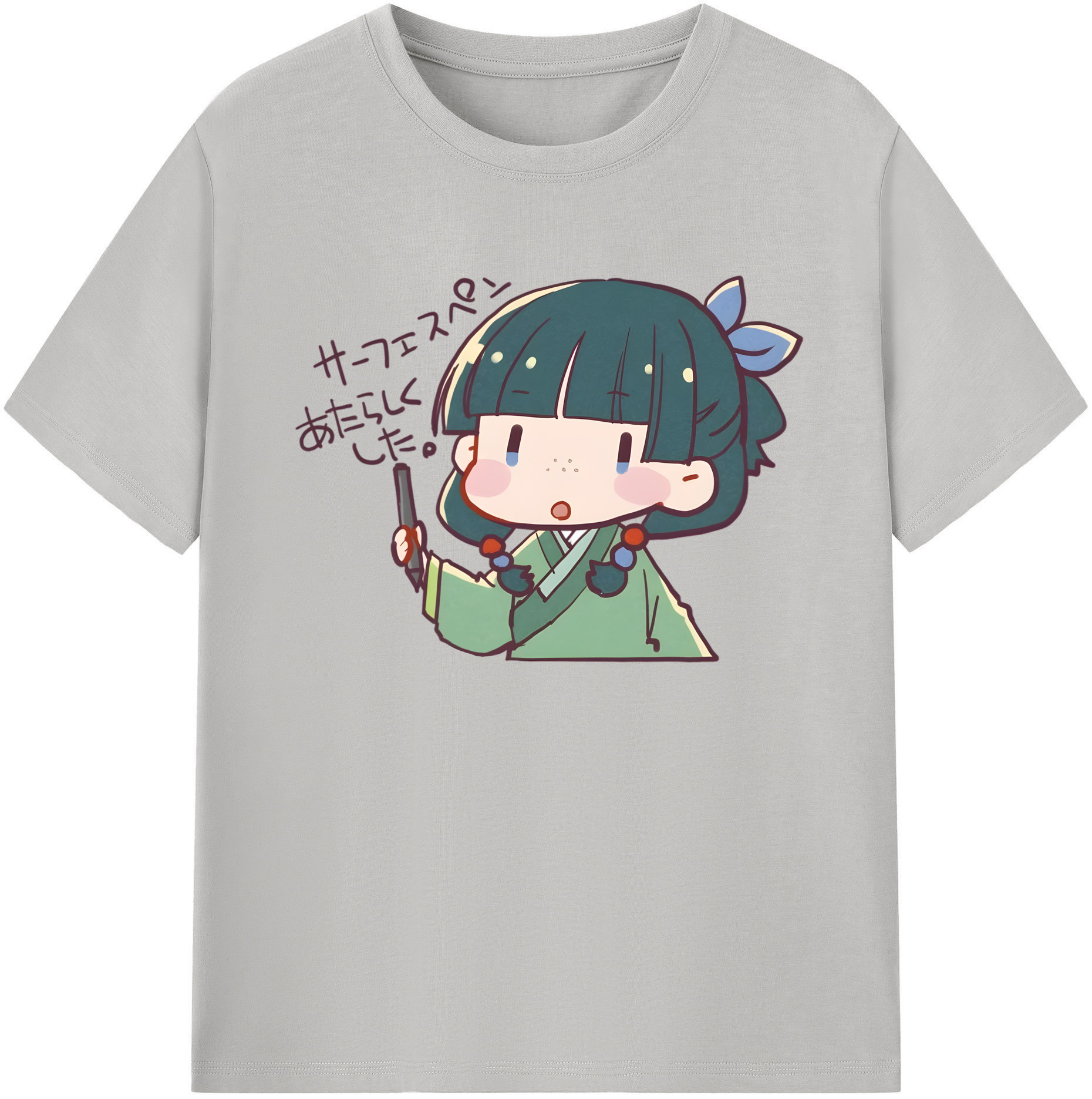（画像用） 薬屋のひとりごと The Apothecary Diaries 綿100％半袖Tシャツ（フロントプリント）