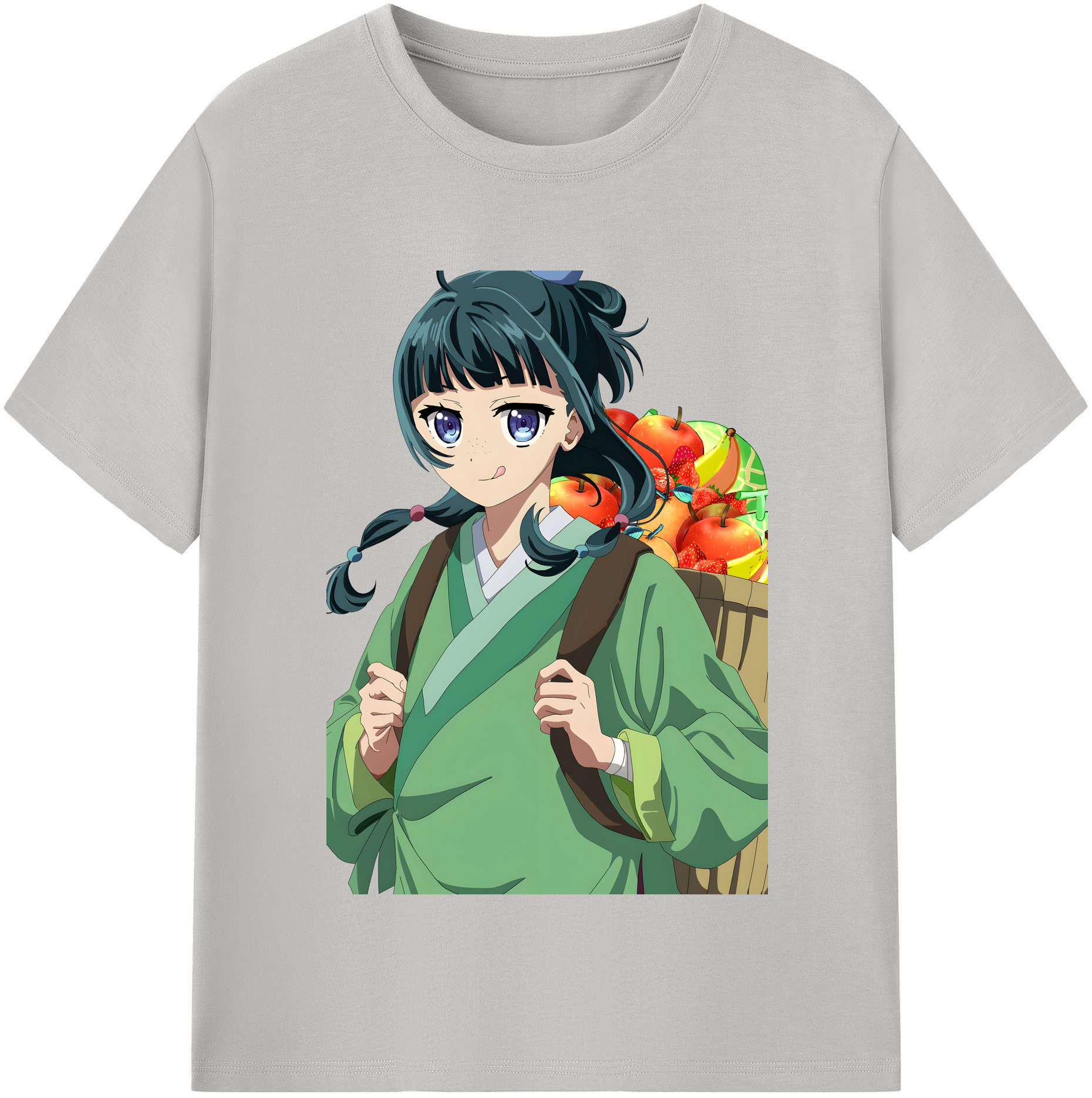 （画像用） 薬屋のひとりごと The Apothecary Diaries 綿100％半袖Tシャツ（フロントプリント）